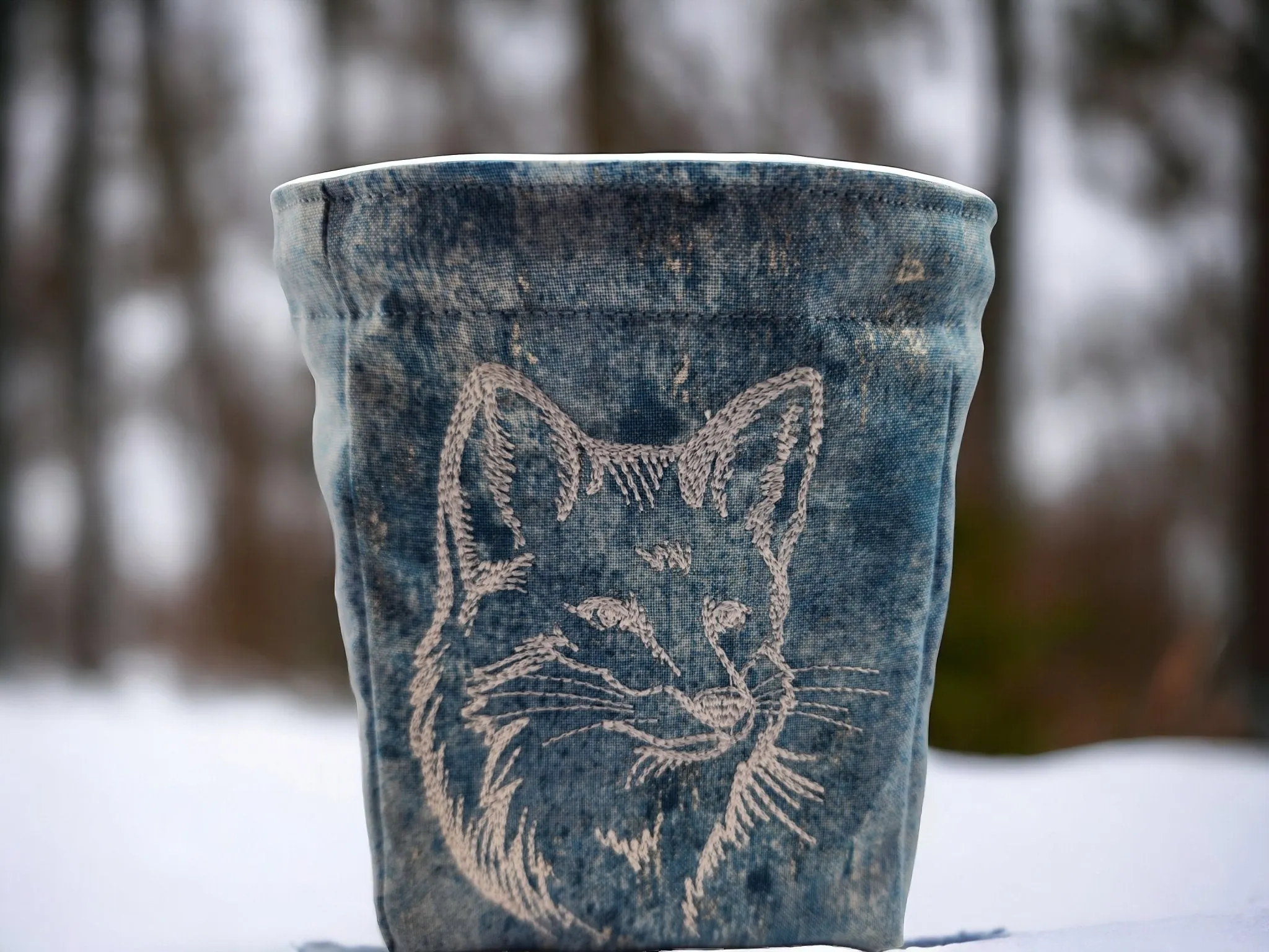Snow Fox Dice Bag