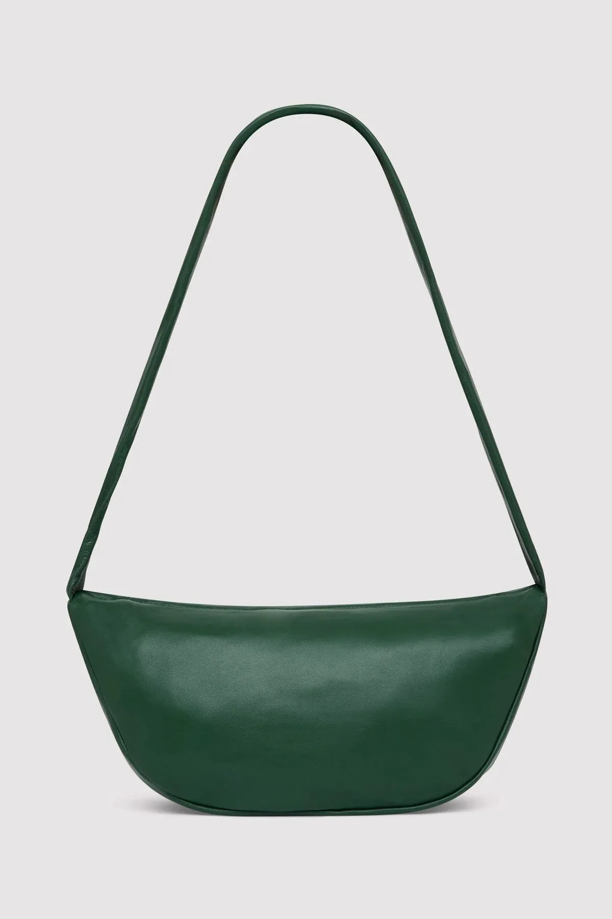 SOFT CRESCENT BAG - GREEN