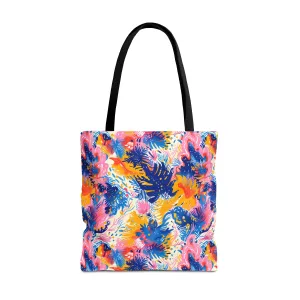 Splatter Blossom Tote Bag - Make a Splash with Every Step! Available in 3 sizes.