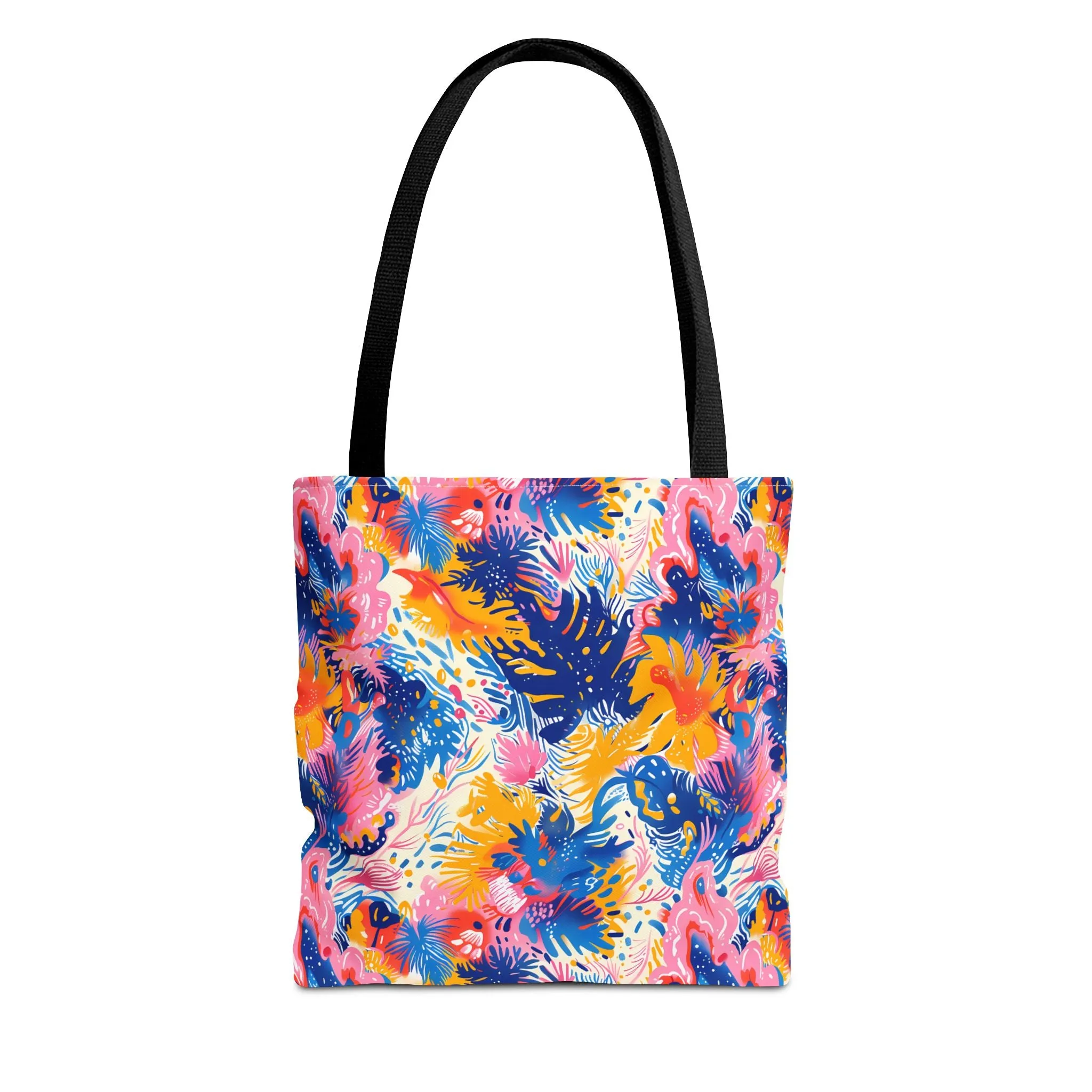Splatter Blossom Tote Bag - Make a Splash with Every Step! Available in 3 sizes.