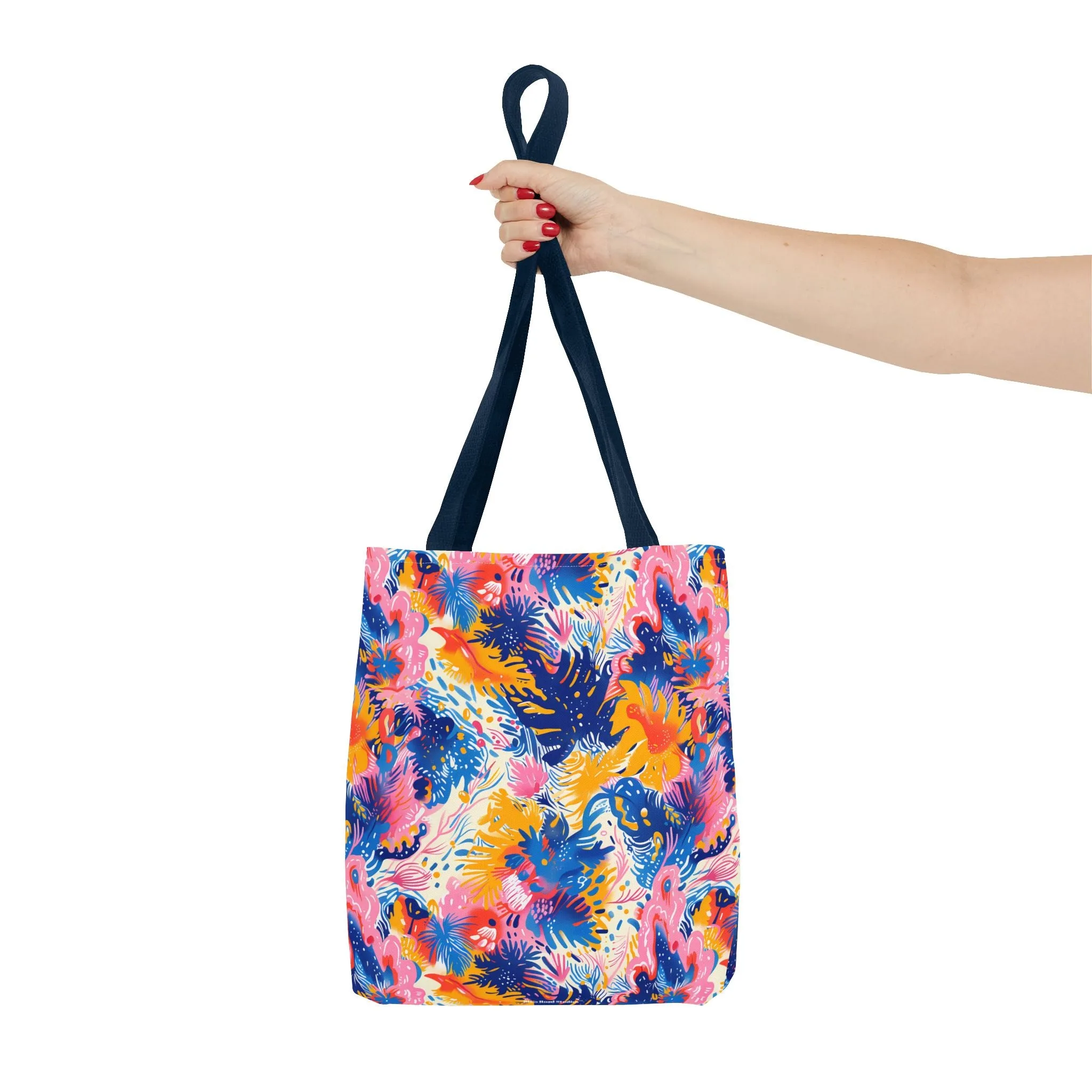 Splatter Blossom Tote Bag - Make a Splash with Every Step! Available in 3 sizes.