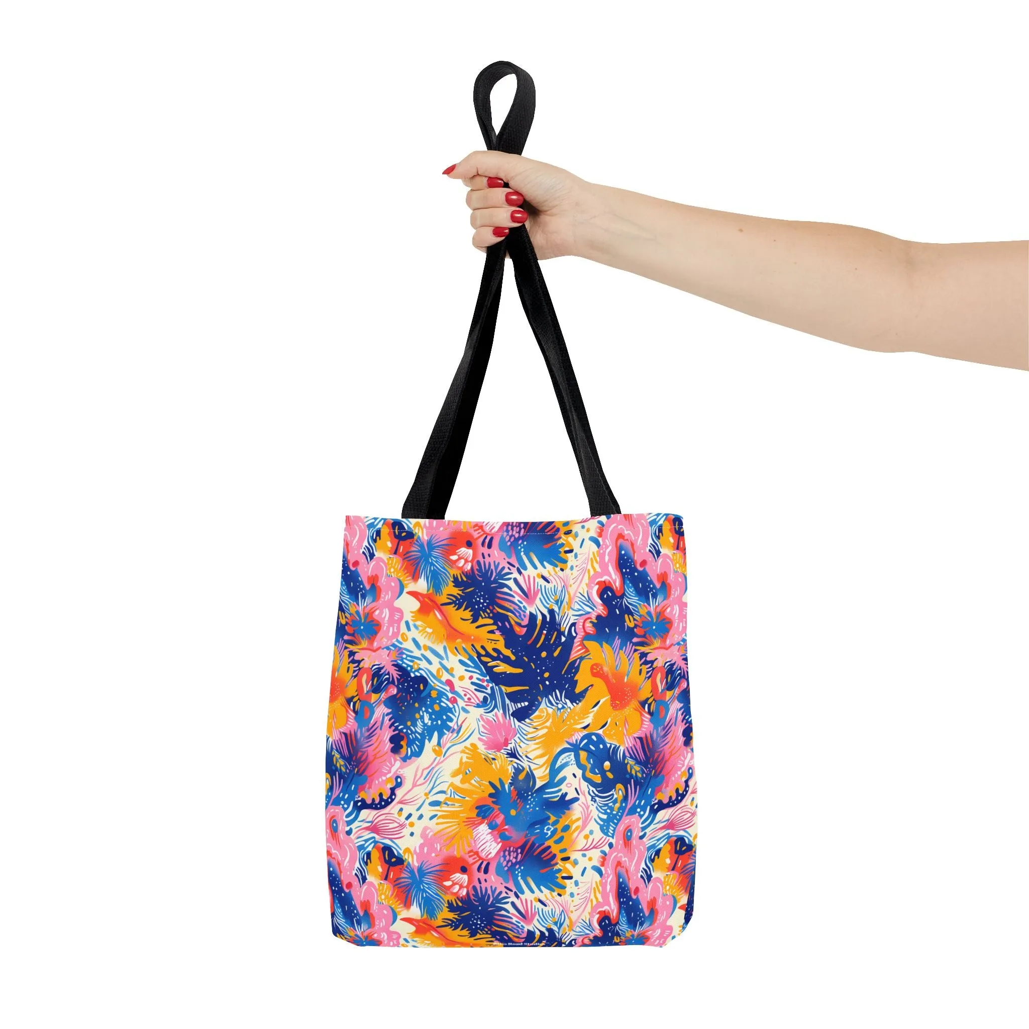 Splatter Blossom Tote Bag - Make a Splash with Every Step! Available in 3 sizes.