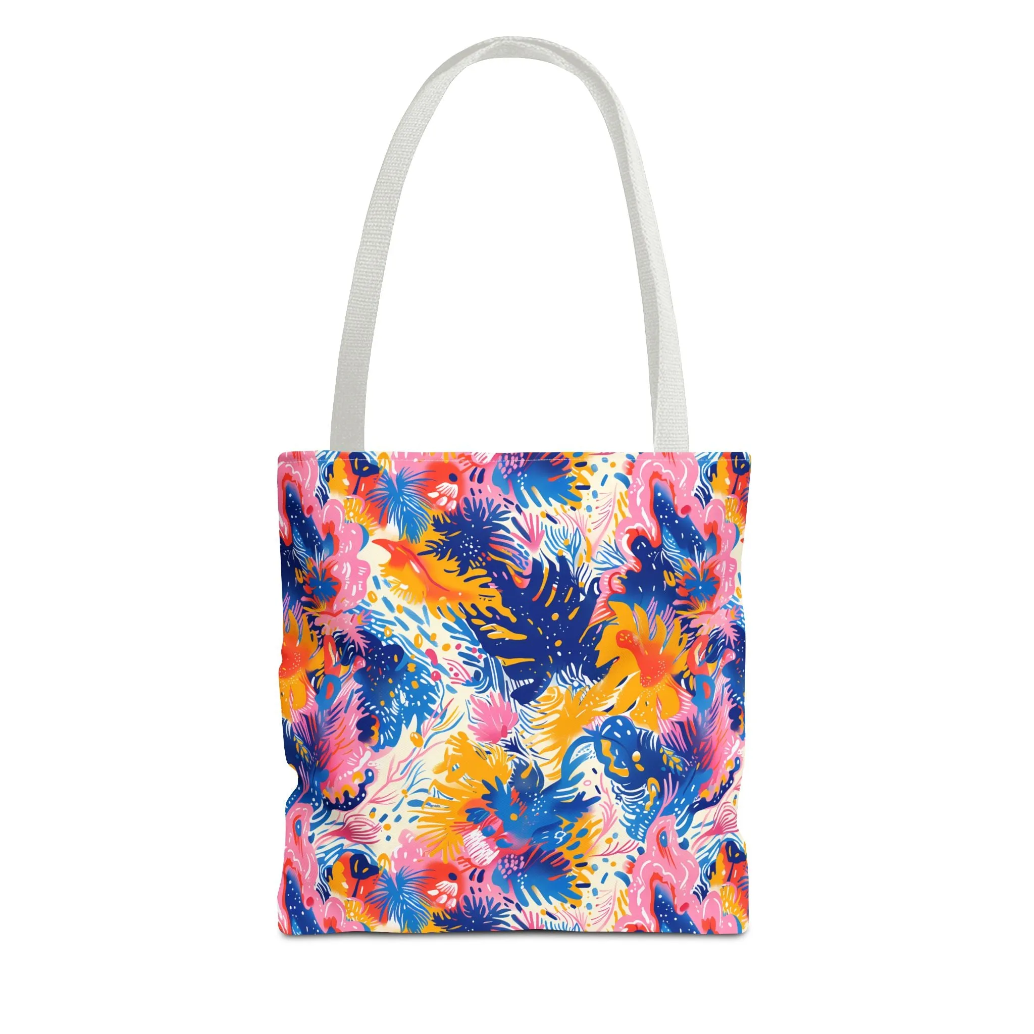 Splatter Blossom Tote Bag - Make a Splash with Every Step! Available in 3 sizes.