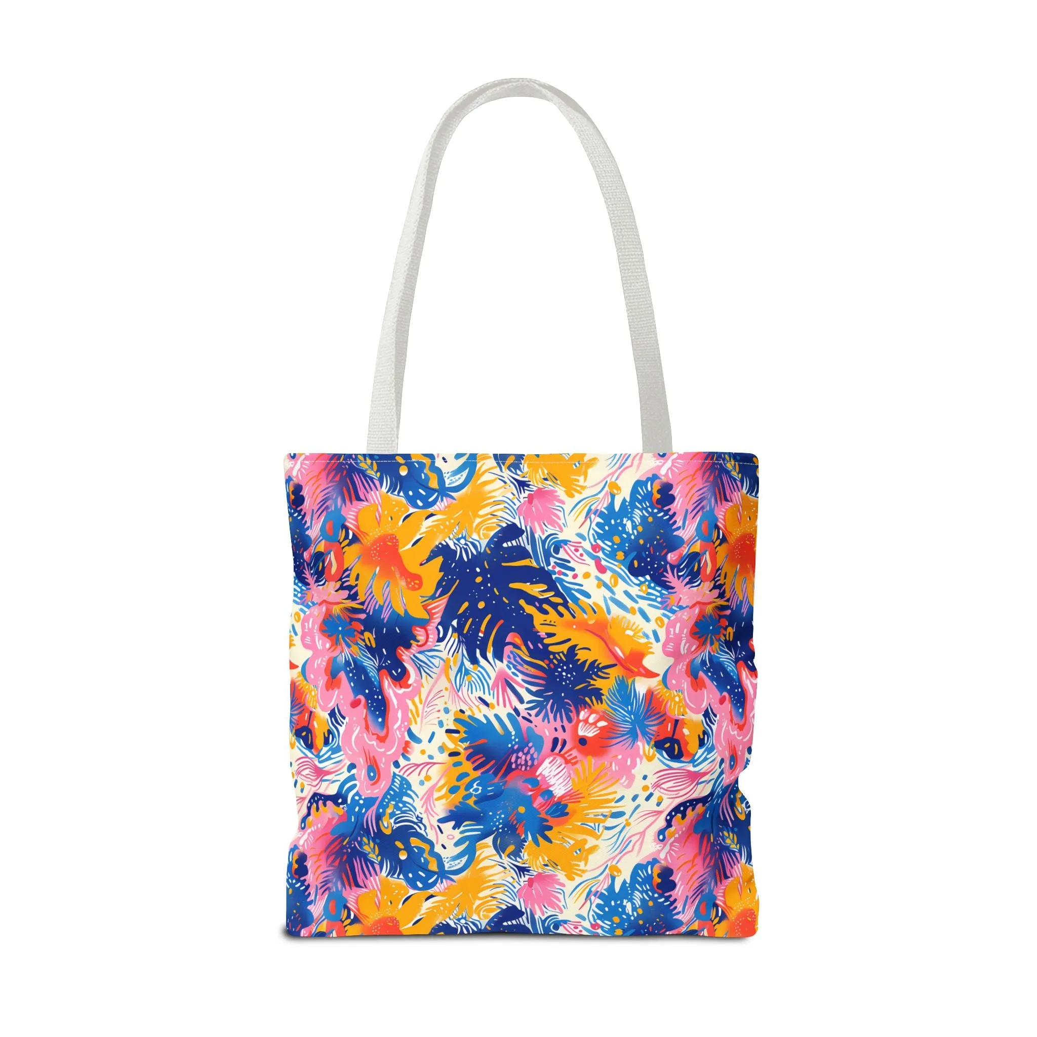 Splatter Blossom Tote Bag - Make a Splash with Every Step! Available in 3 sizes.