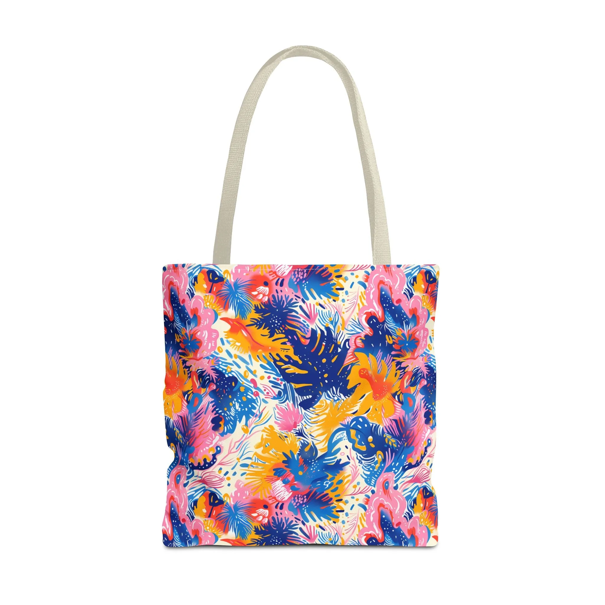 Splatter Blossom Tote Bag - Make a Splash with Every Step! Available in 3 sizes.