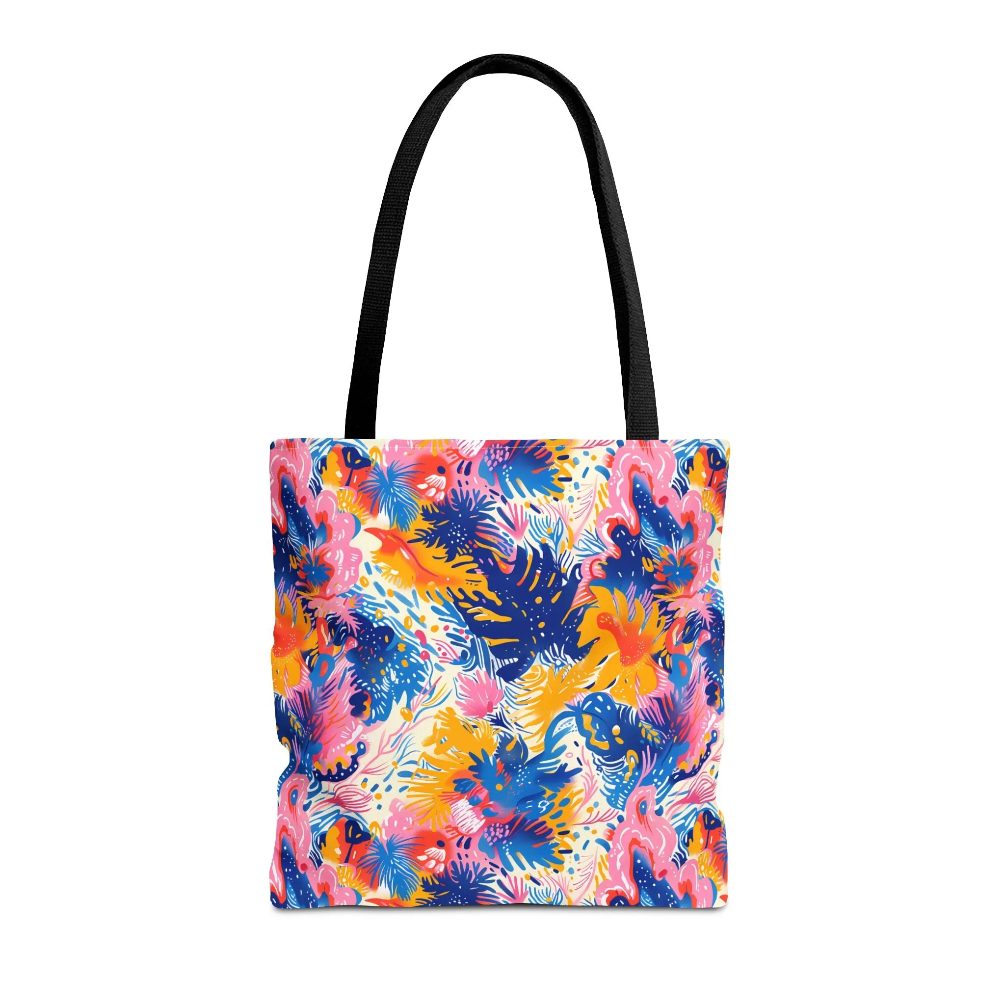 Splatter Blossom Tote Bag - Make a Splash with Every Step! Available in 3 sizes.