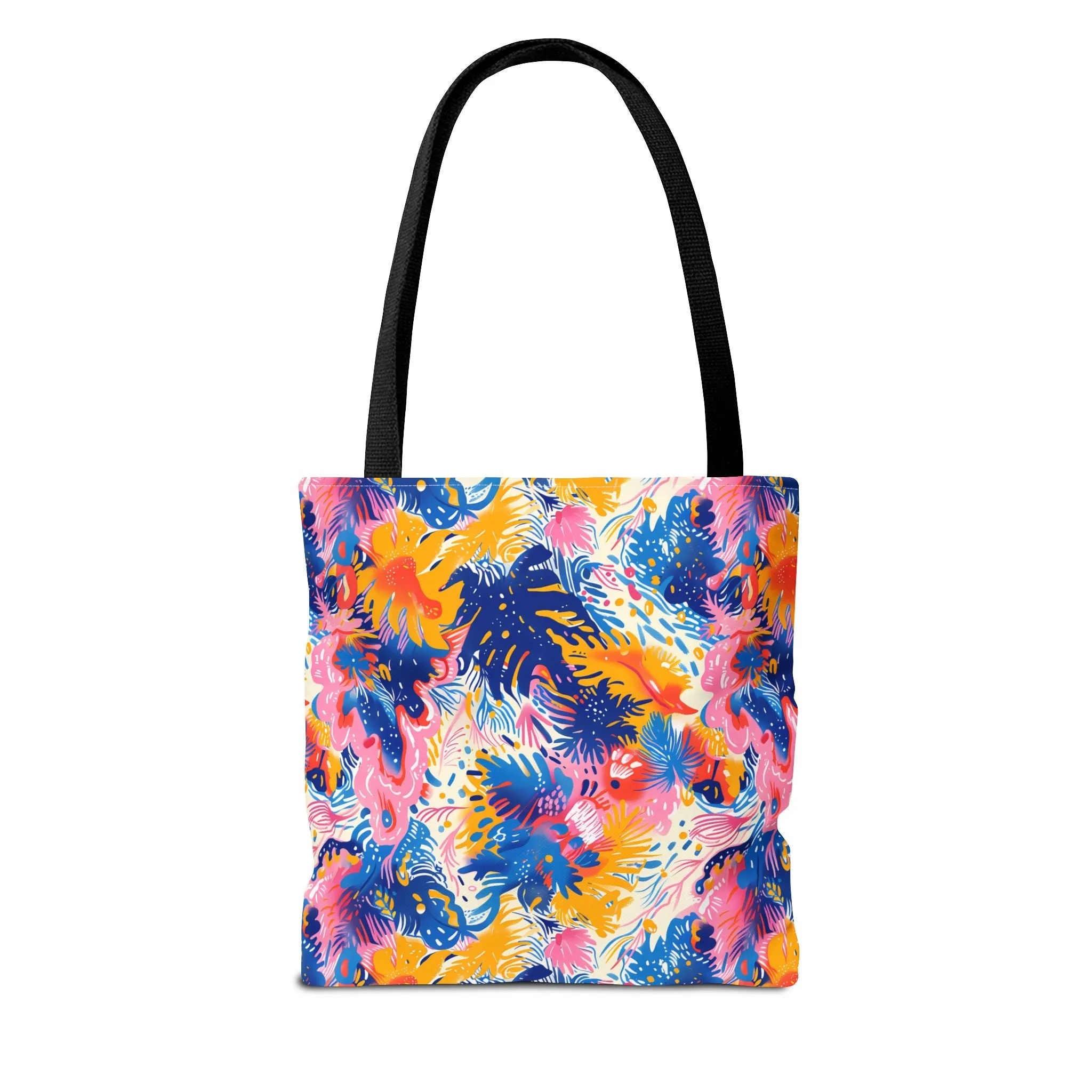 Splatter Blossom Tote Bag - Make a Splash with Every Step! Available in 3 sizes.