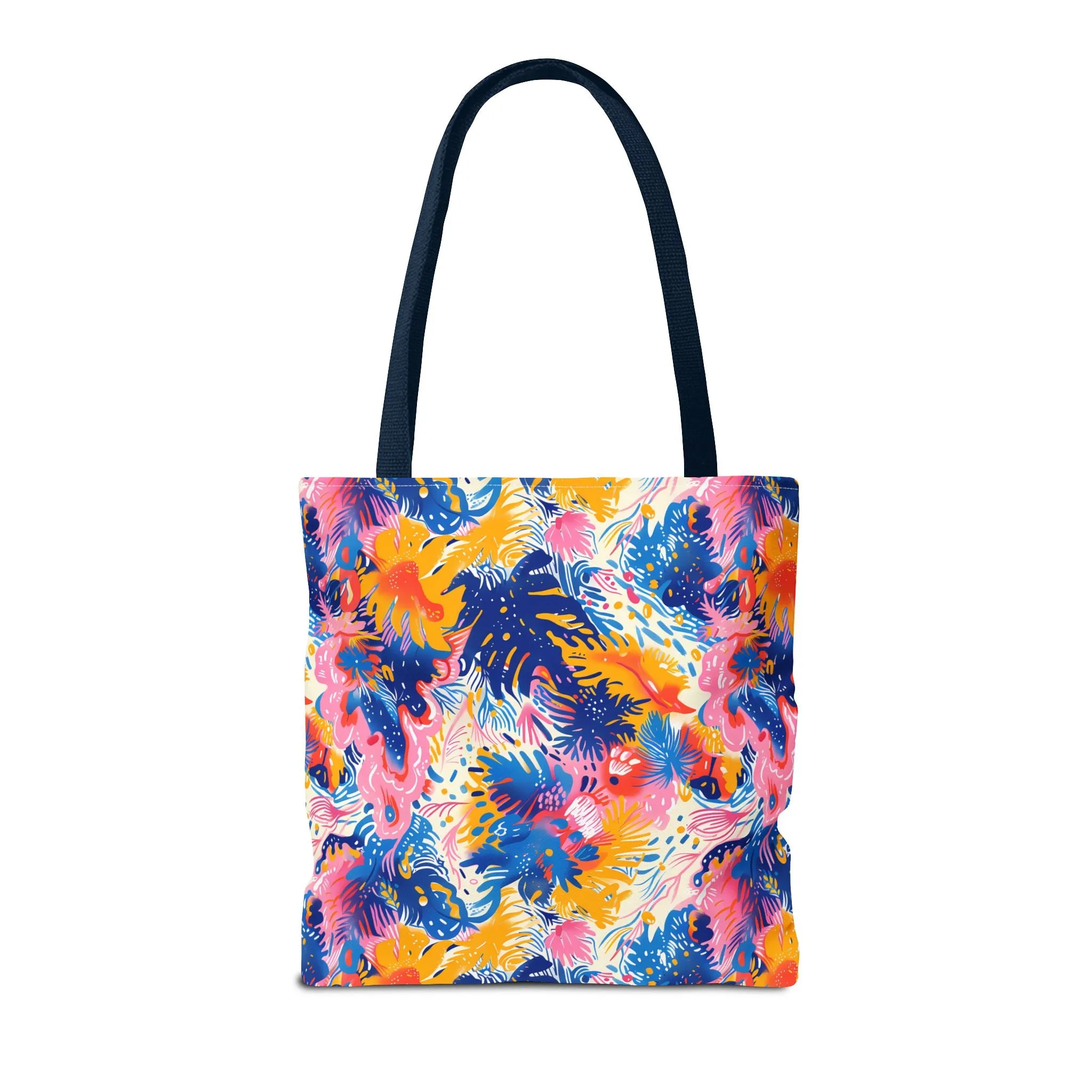 Splatter Blossom Tote Bag - Make a Splash with Every Step! Available in 3 sizes.