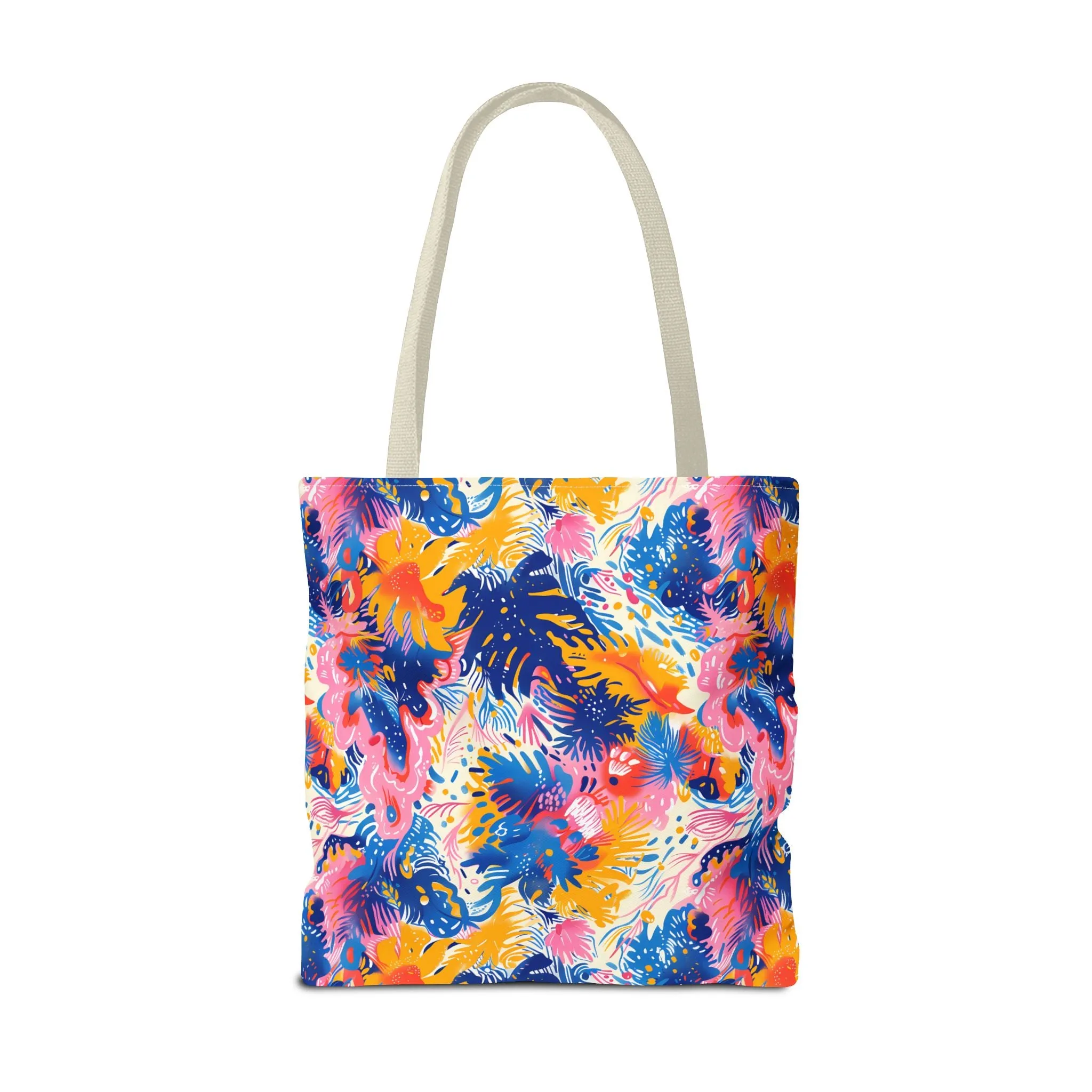 Splatter Blossom Tote Bag - Make a Splash with Every Step! Available in 3 sizes.
