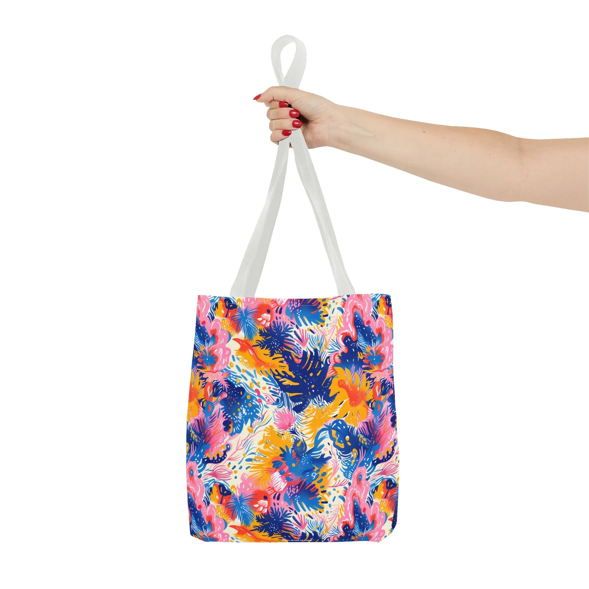 Splatter Blossom Tote Bag - Make a Splash with Every Step! Available in 3 sizes.