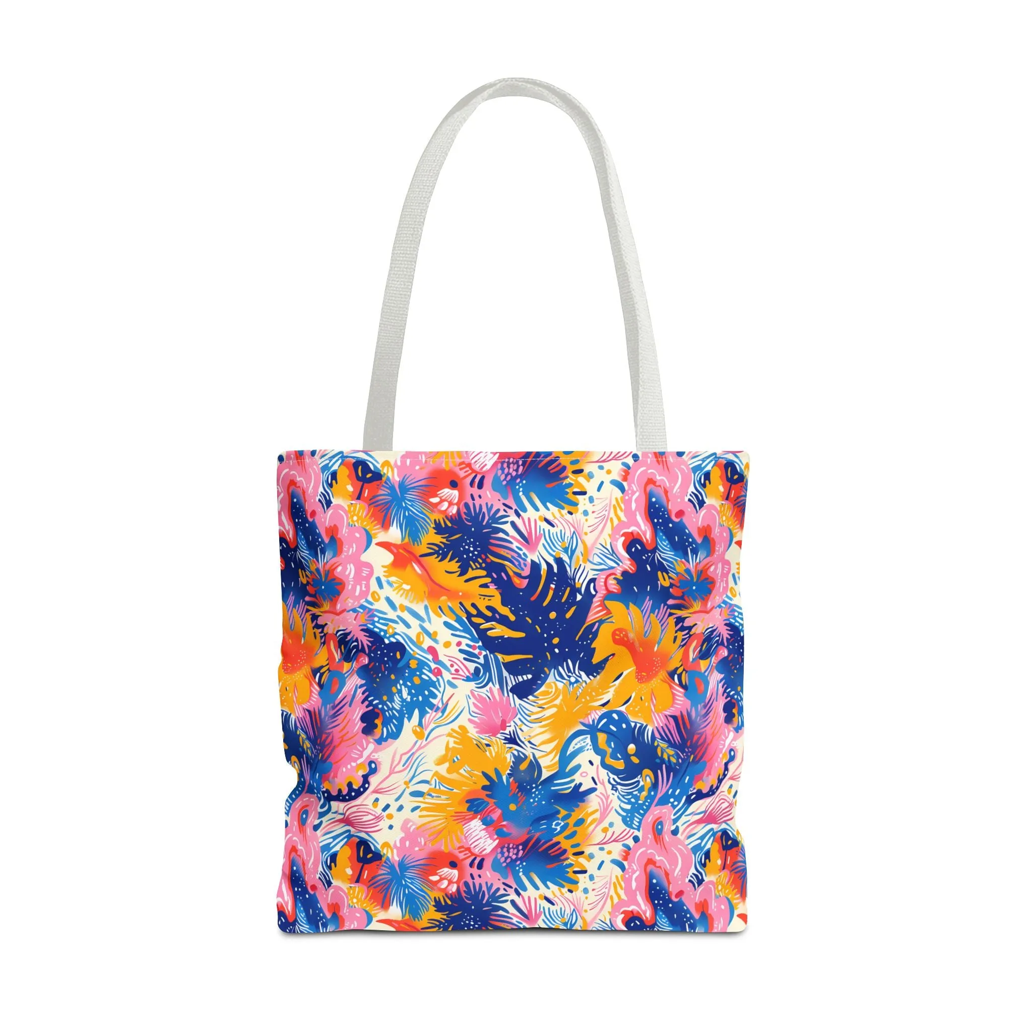 Splatter Blossom Tote Bag - Make a Splash with Every Step! Available in 3 sizes.