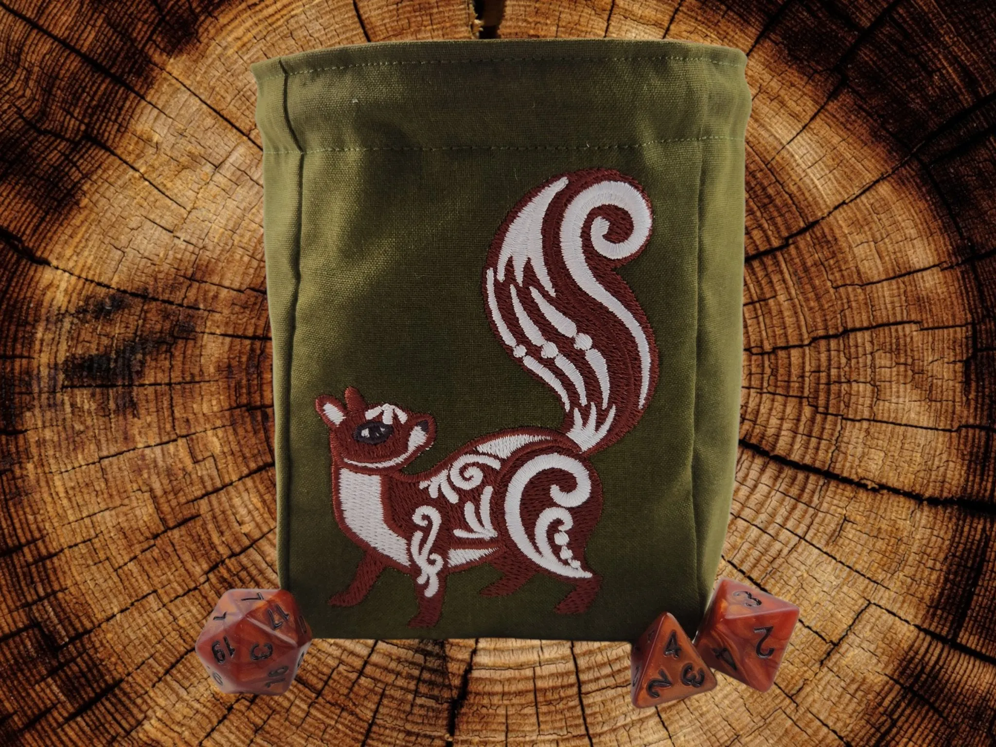 Squirrel Dice Bag