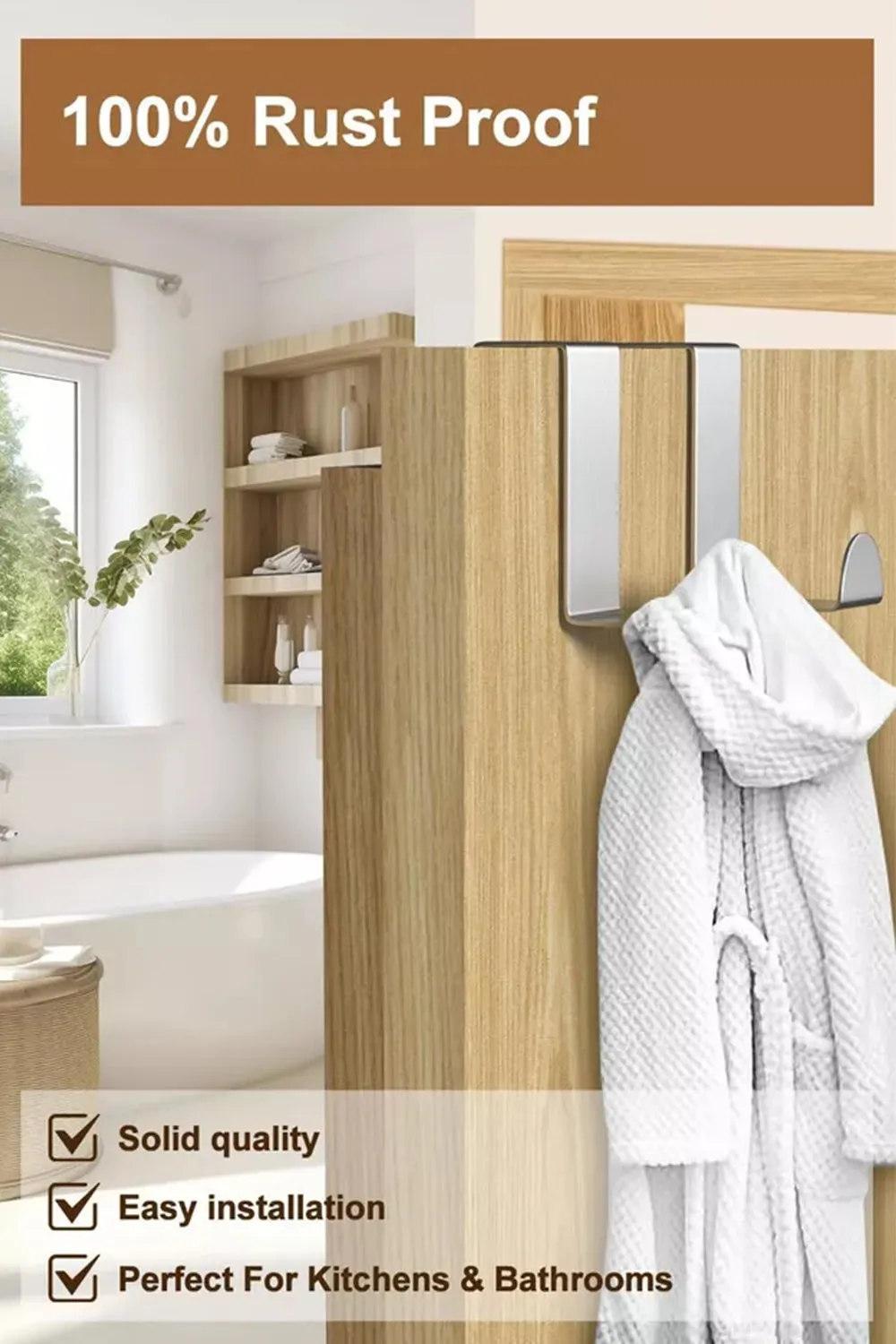 Stainless Steel Over Door Hooks