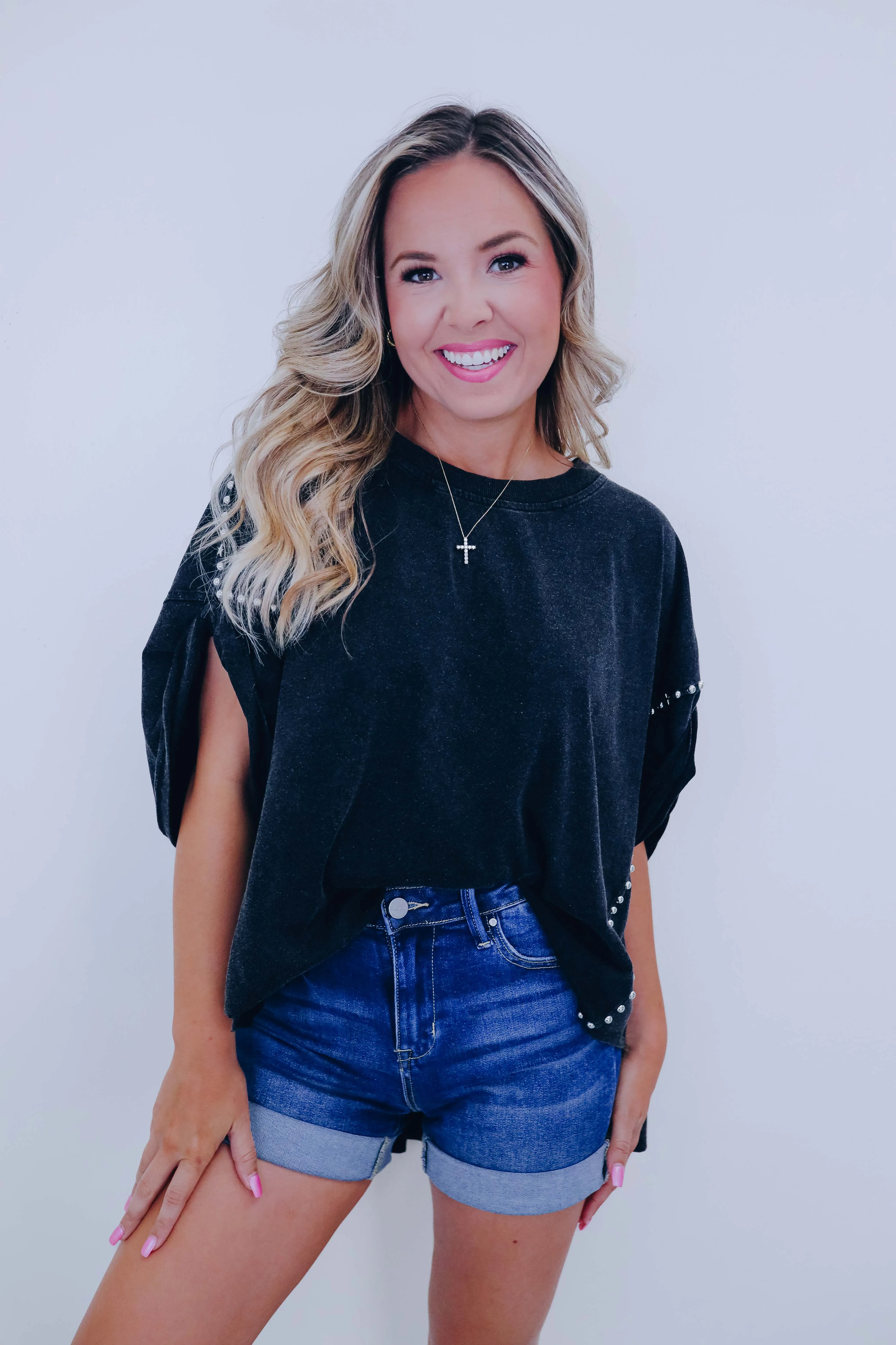Stars N Studs Vintage Washed Top