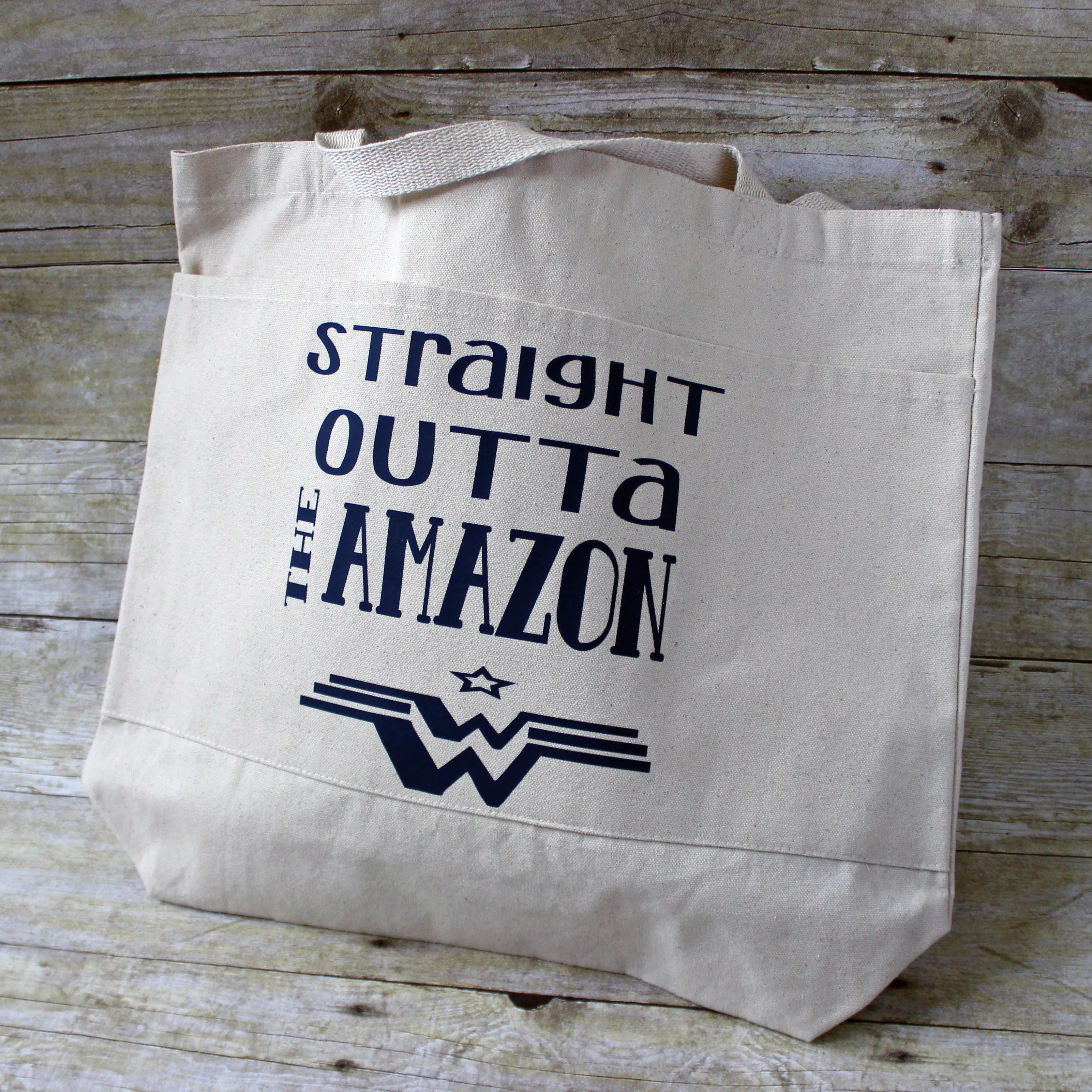 straight outta the amazon - tote bag