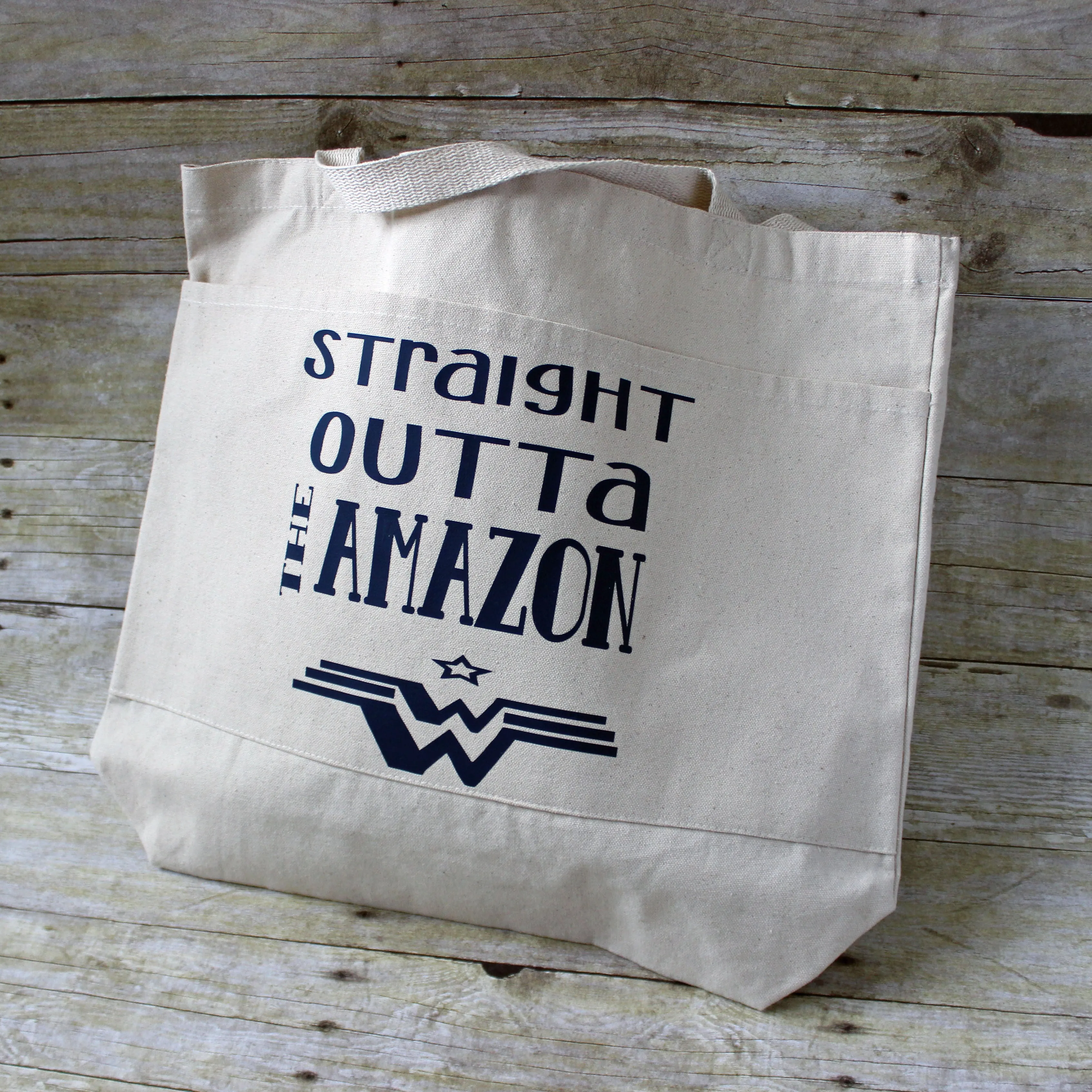 straight outta the amazon - tote bag