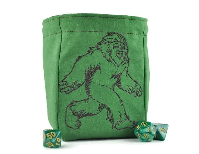 Strolling Sasquatch dice bag