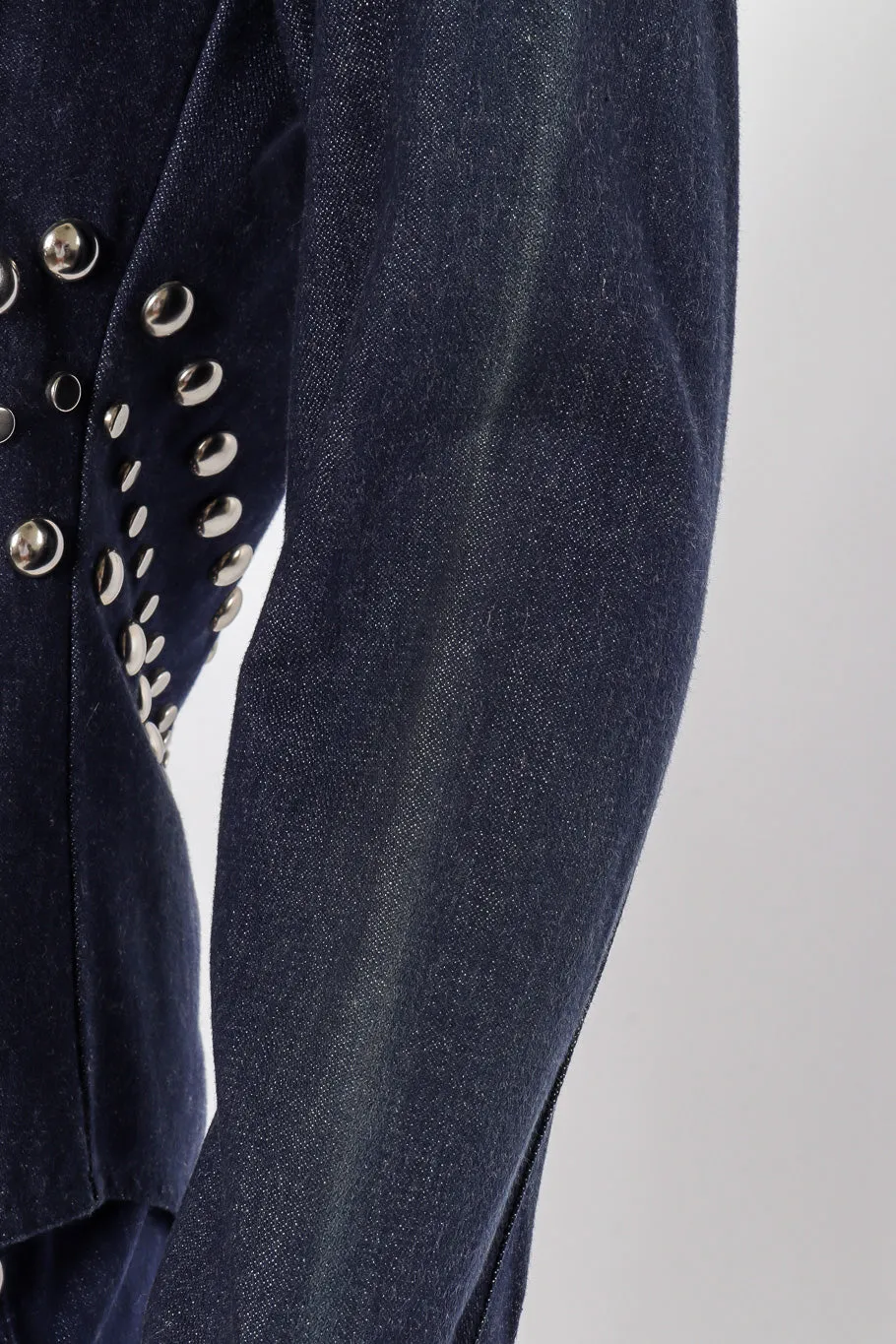 Studded Denim Top and Pant Set