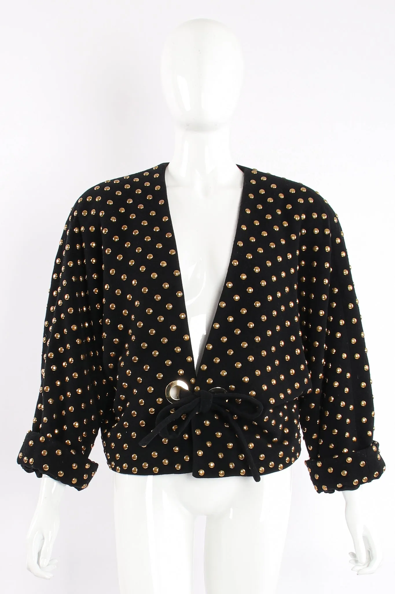 Studded Dolman Tie Jacket