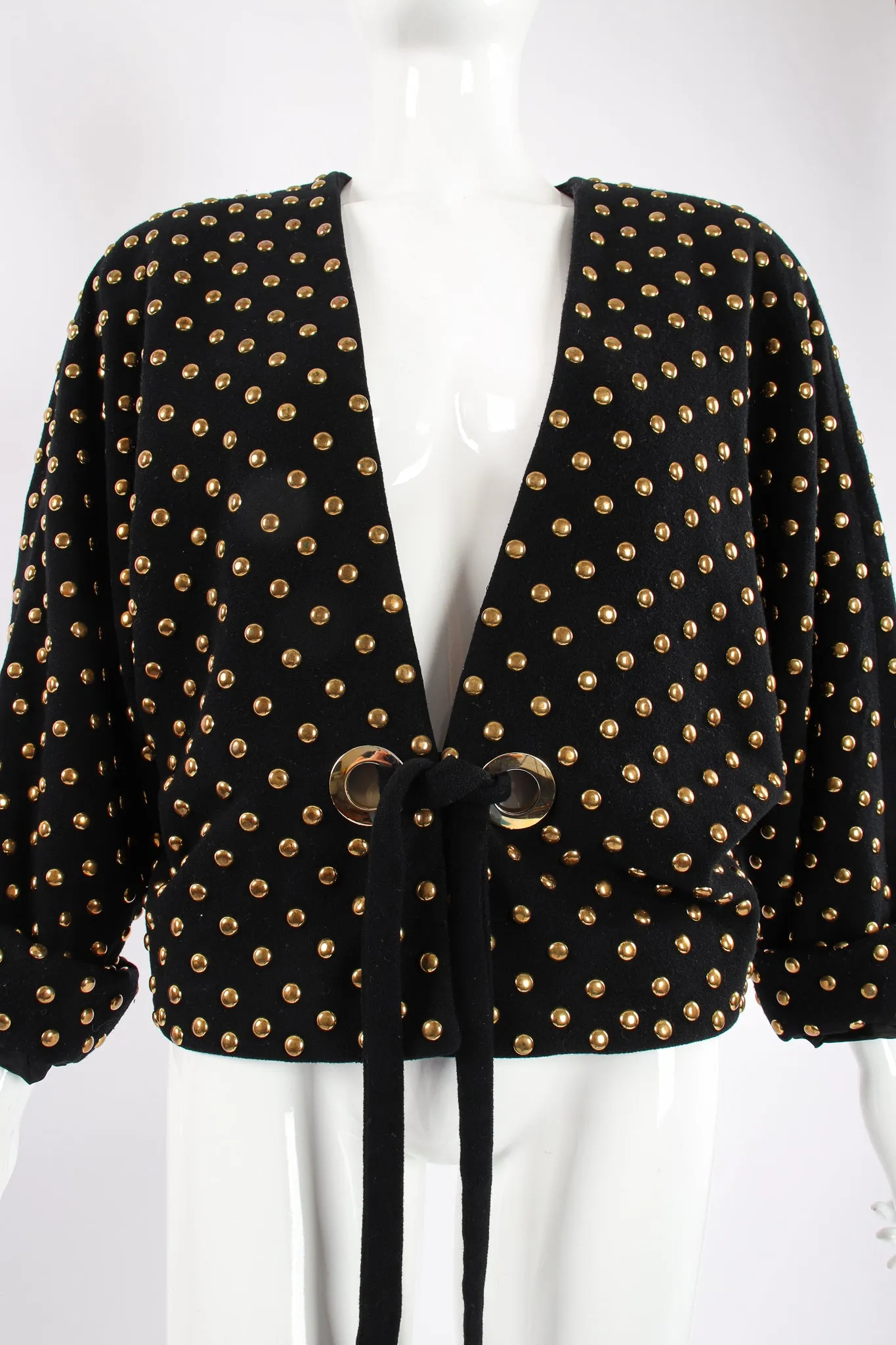 Studded Dolman Tie Jacket