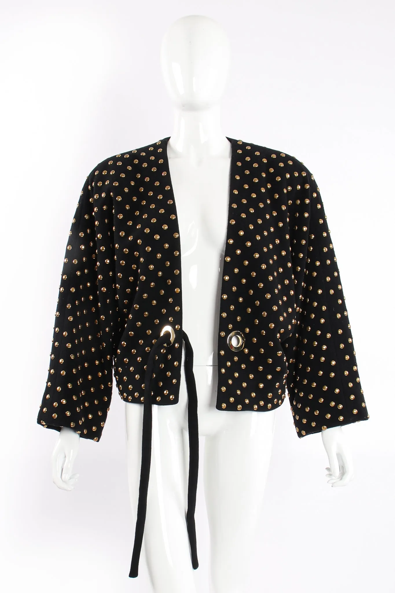 Studded Dolman Tie Jacket