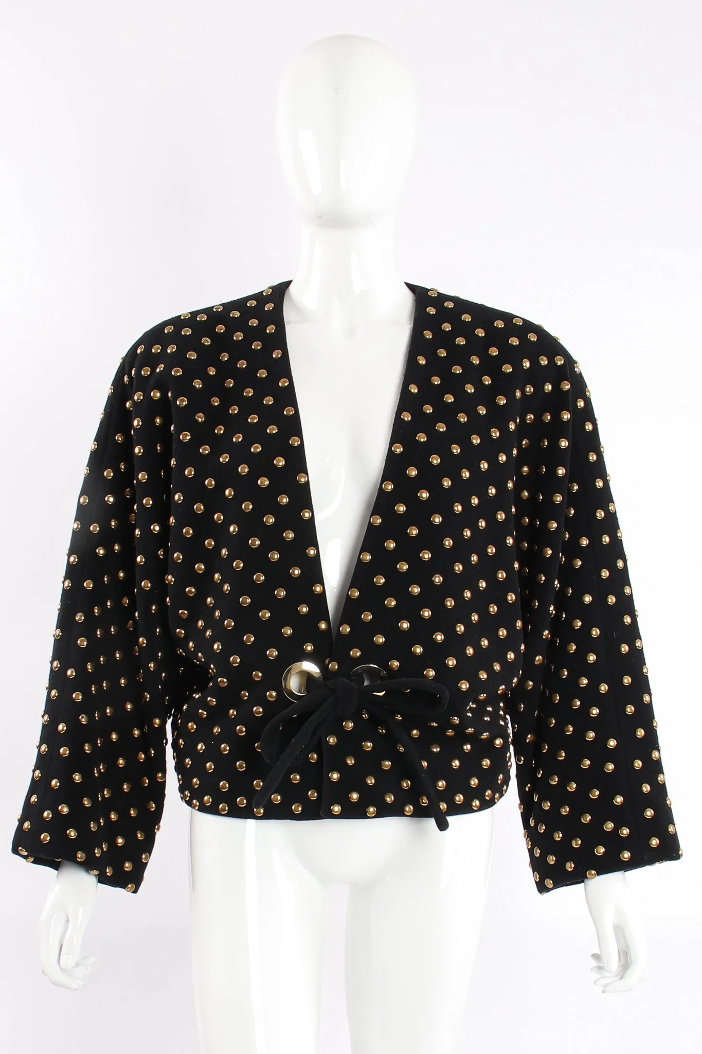 Studded Dolman Tie Jacket
