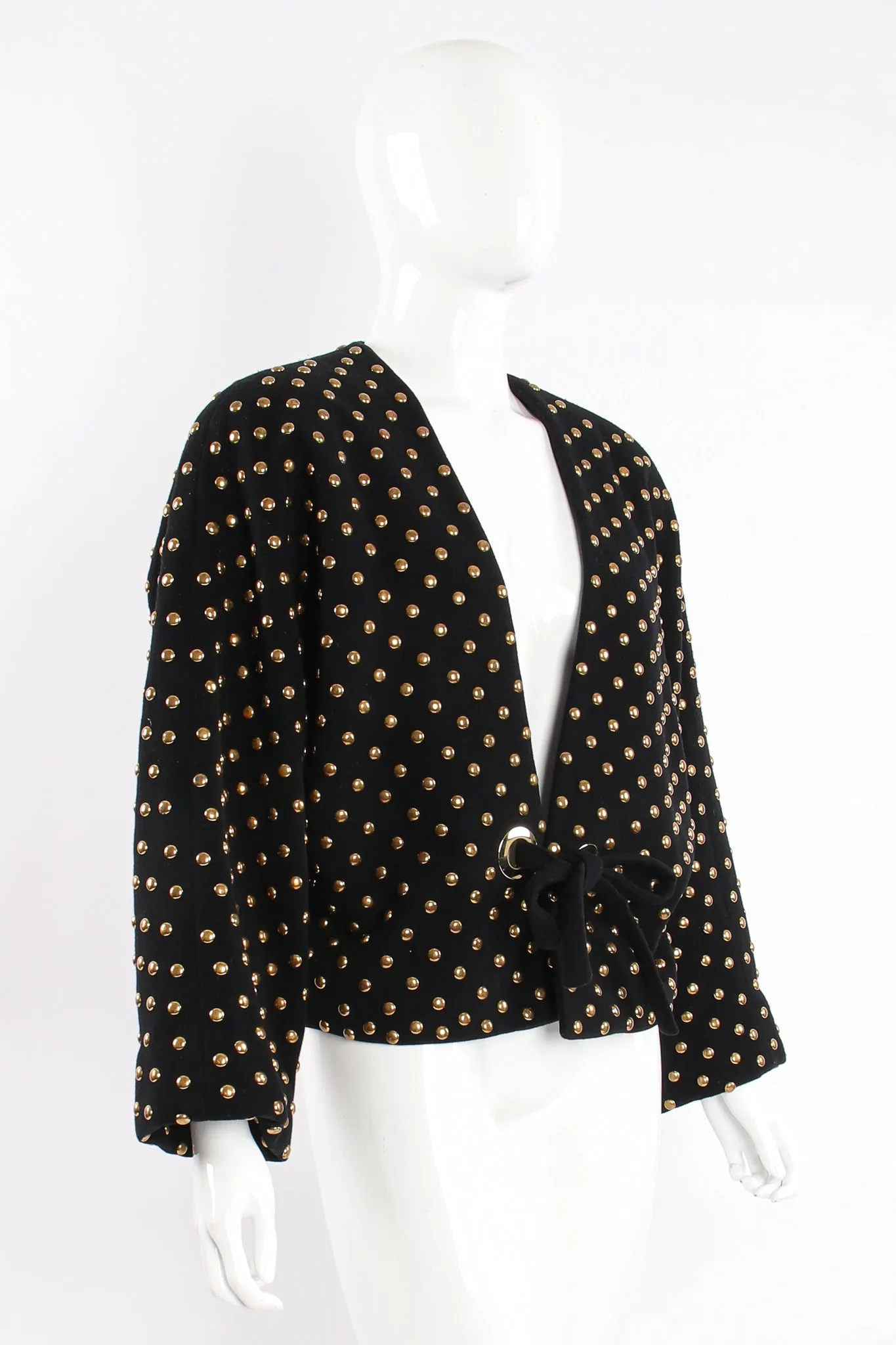 Studded Dolman Tie Jacket
