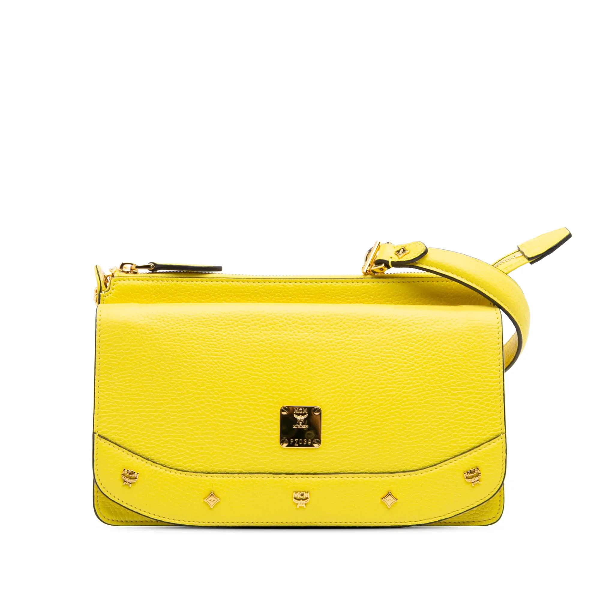 Studded Leather Shoulder Bag