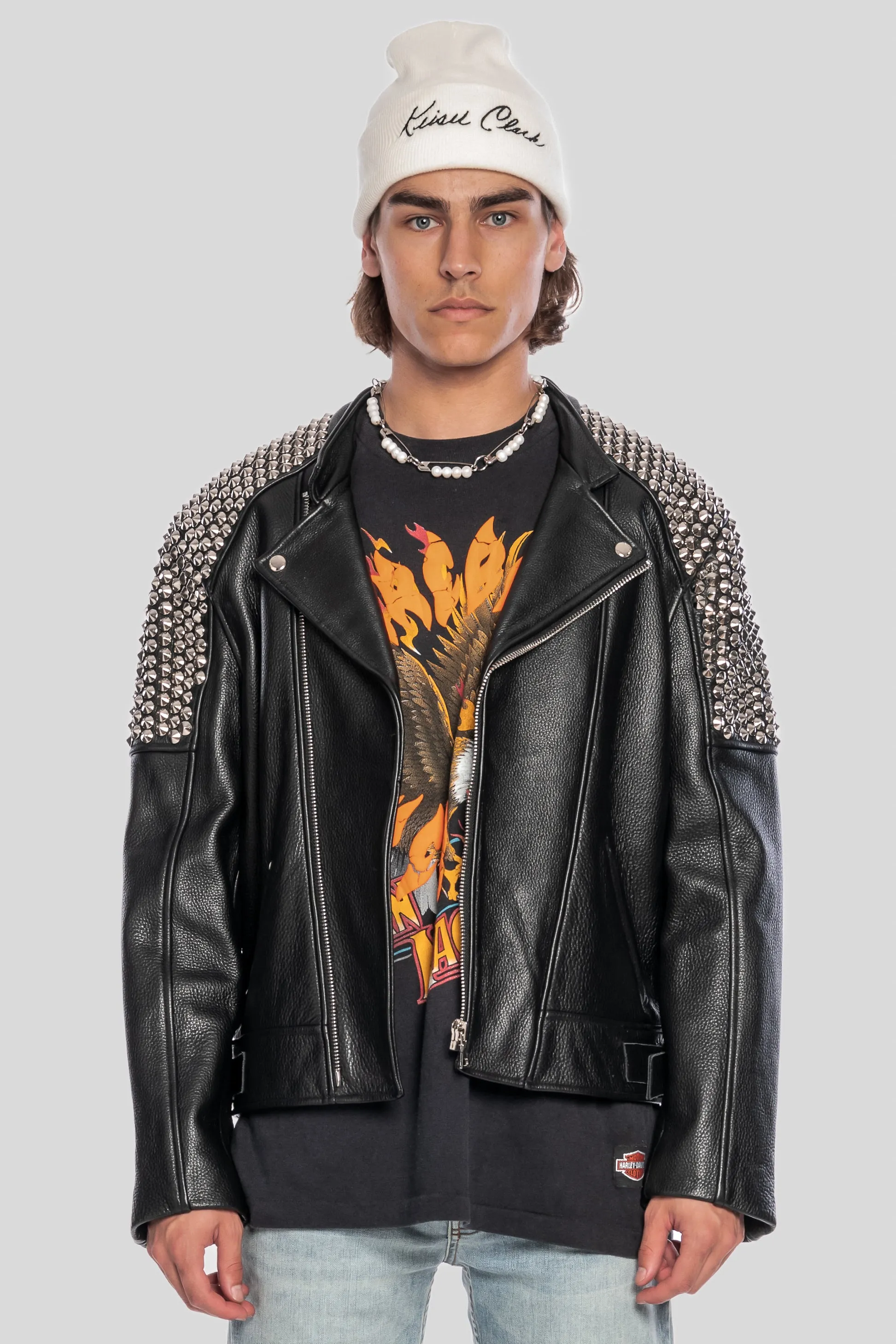 STUDDED MOTO