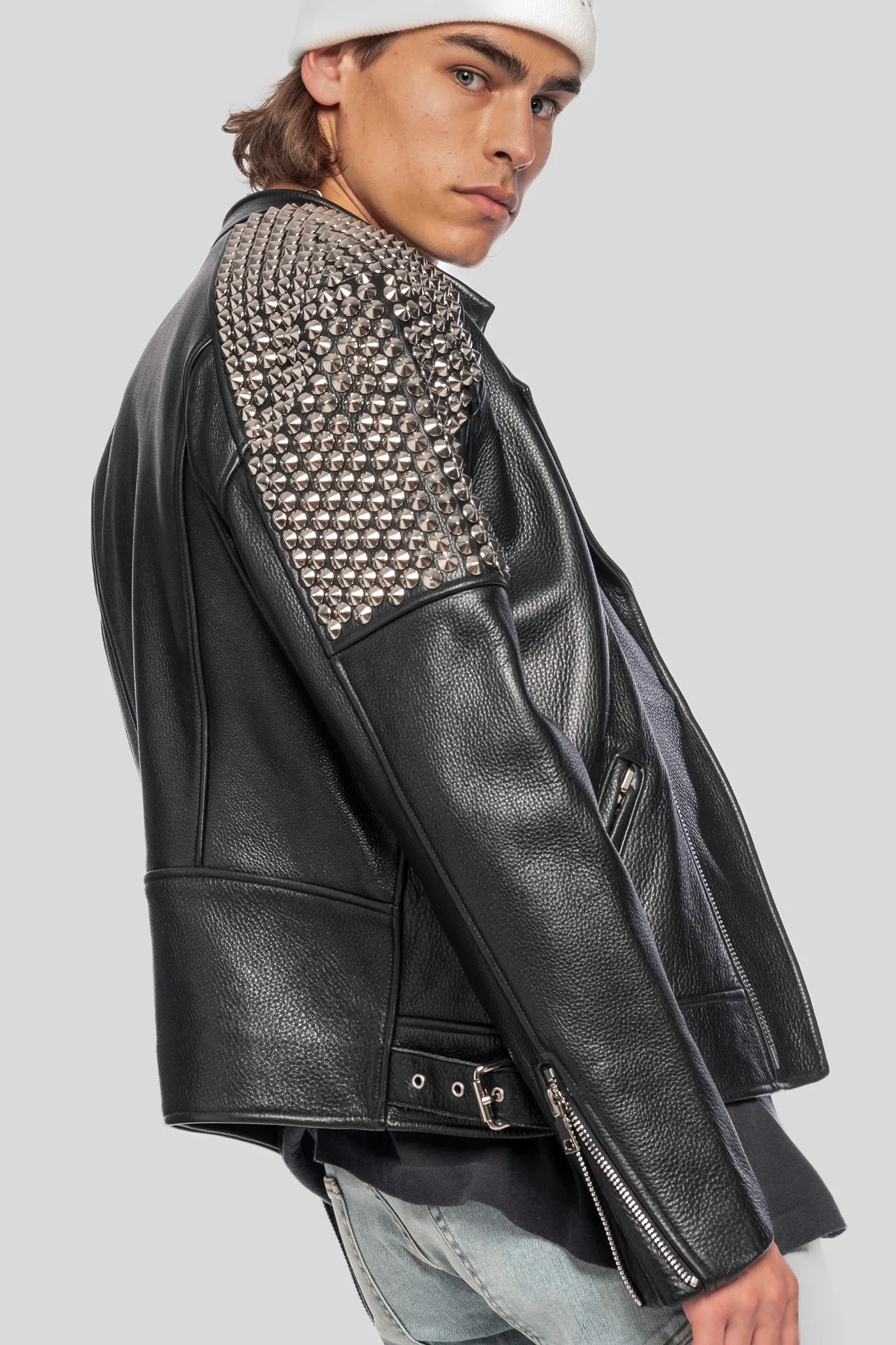 STUDDED MOTO