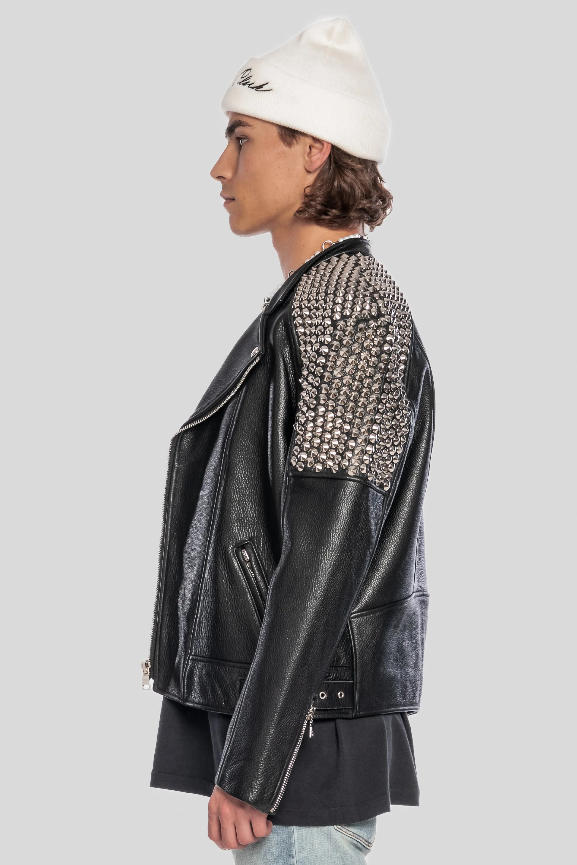 STUDDED MOTO