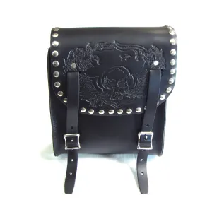 Studded Sissy Bar Bag- Skull