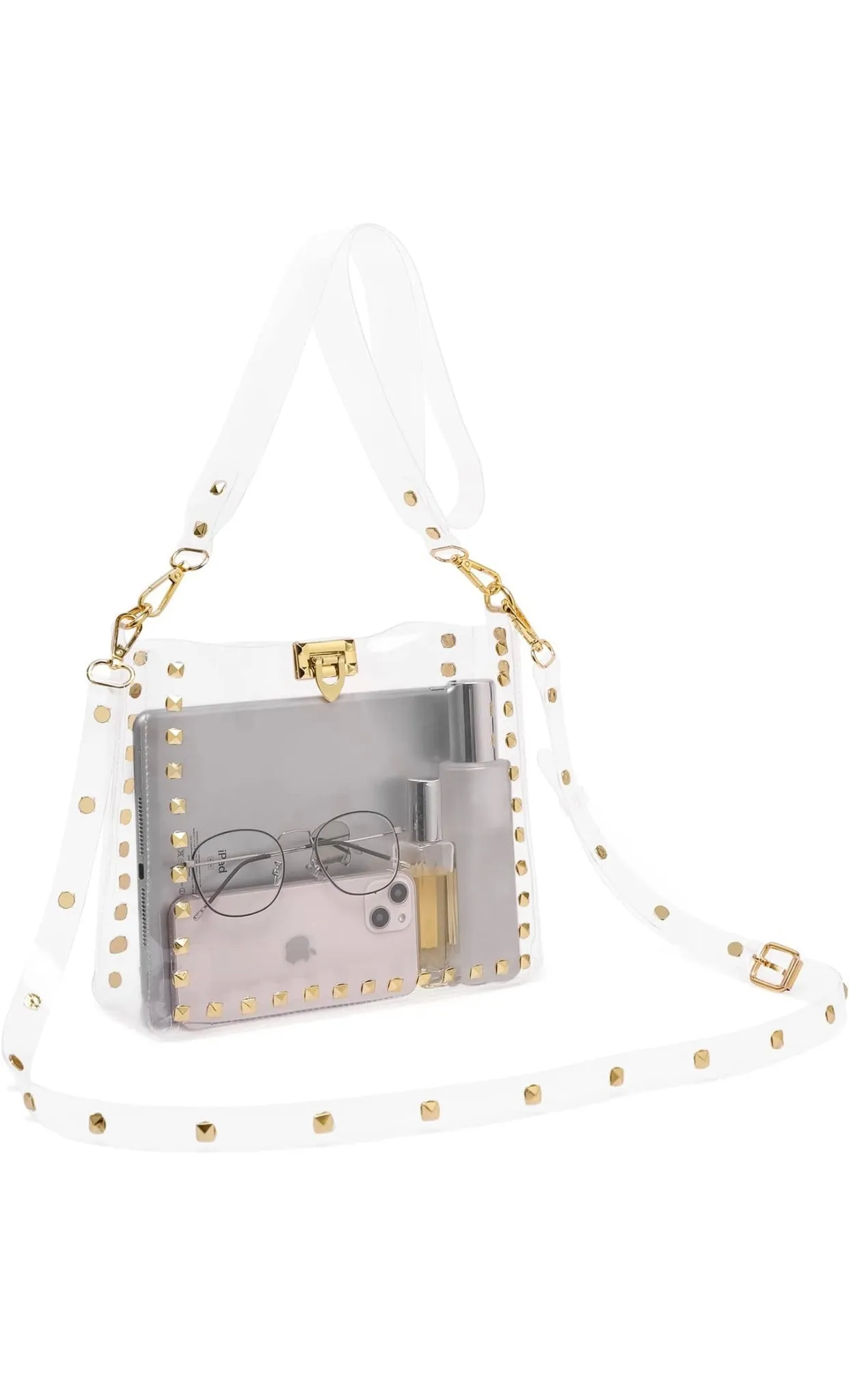 Studded Stadium Purse