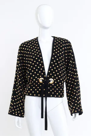 Studded Wool Cashmere Jacket