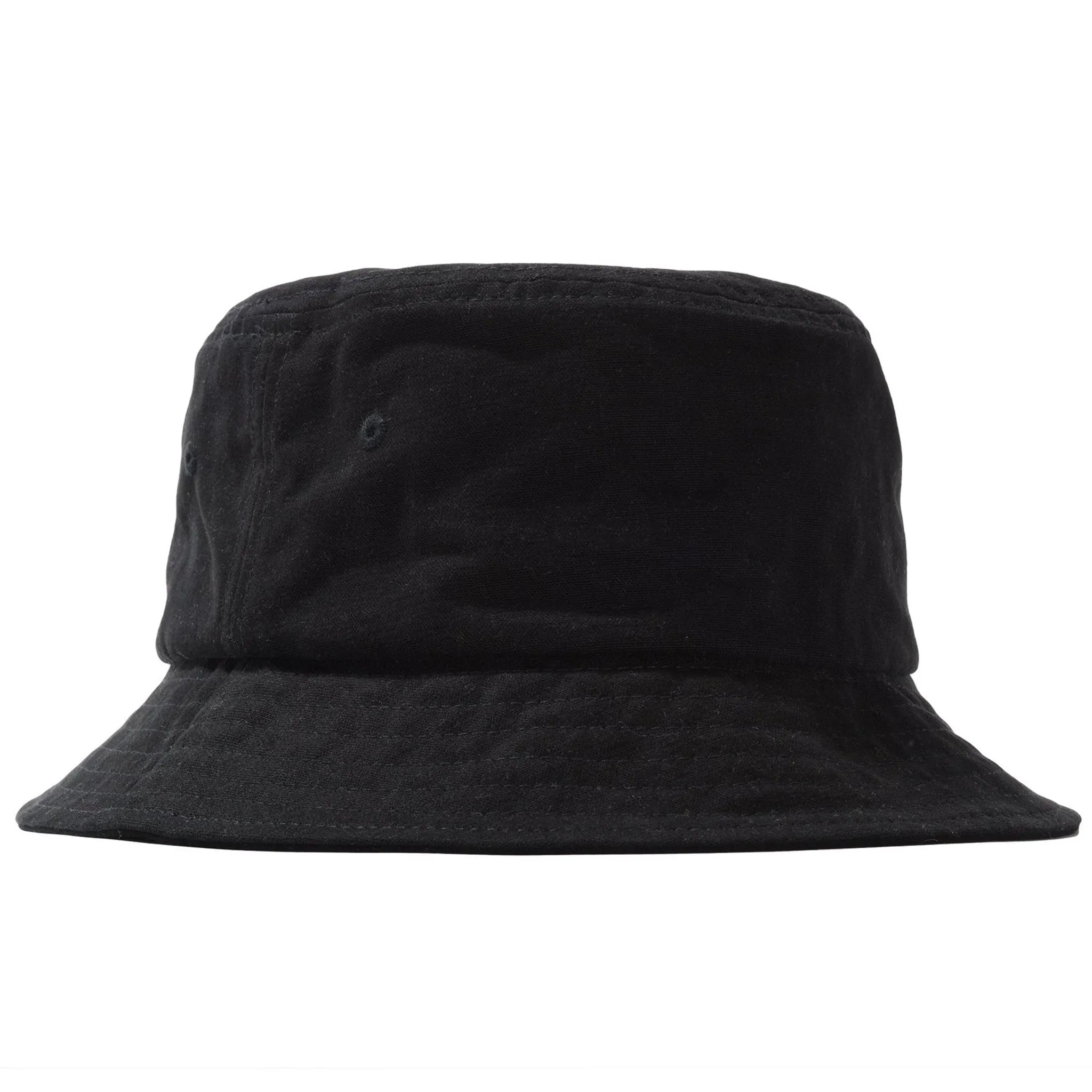 Stussy Stock Canvas Bucket Hat (Black)
