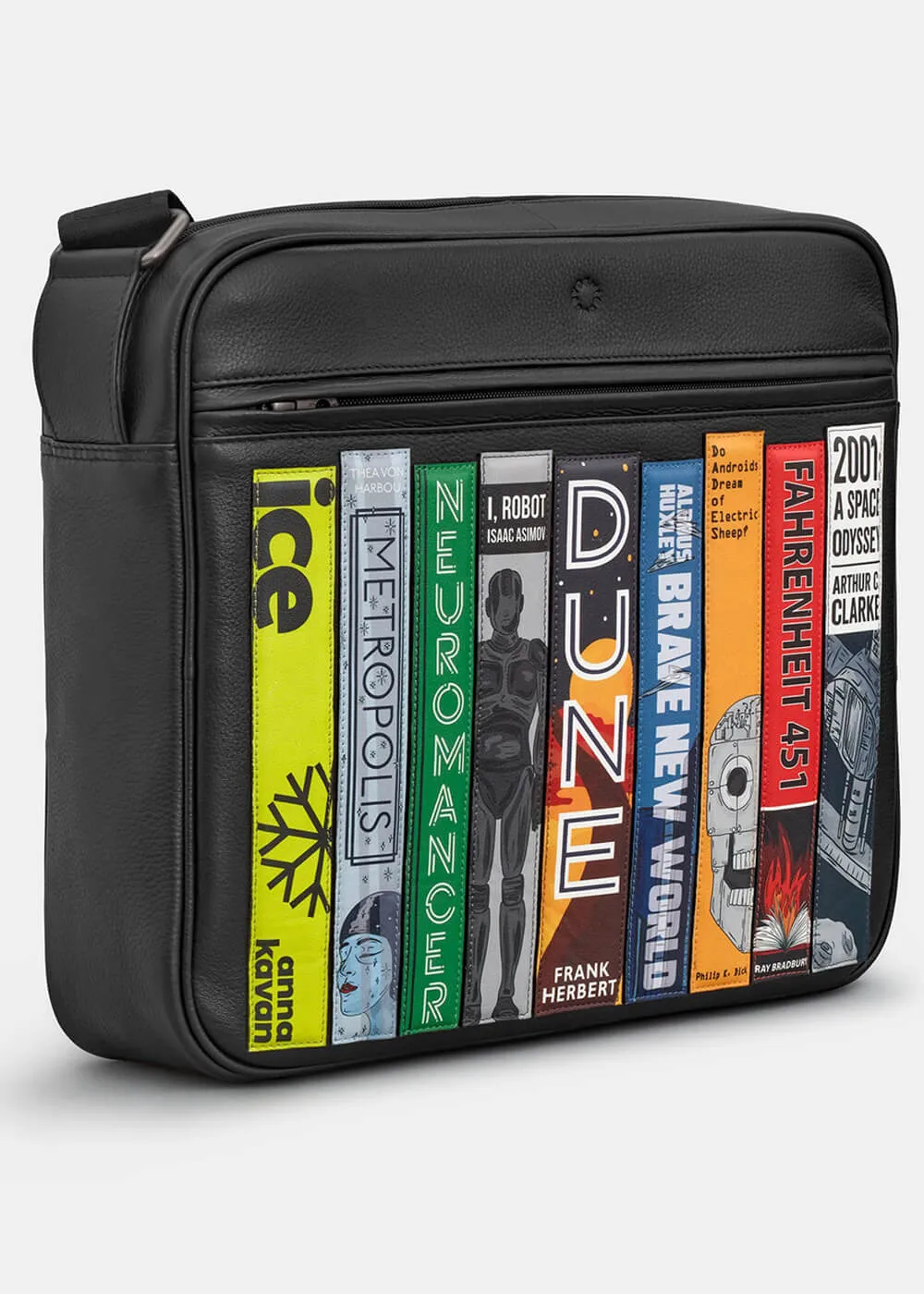Succubus Bags Books Sci-Fi Bookworm Messenger Bag Black