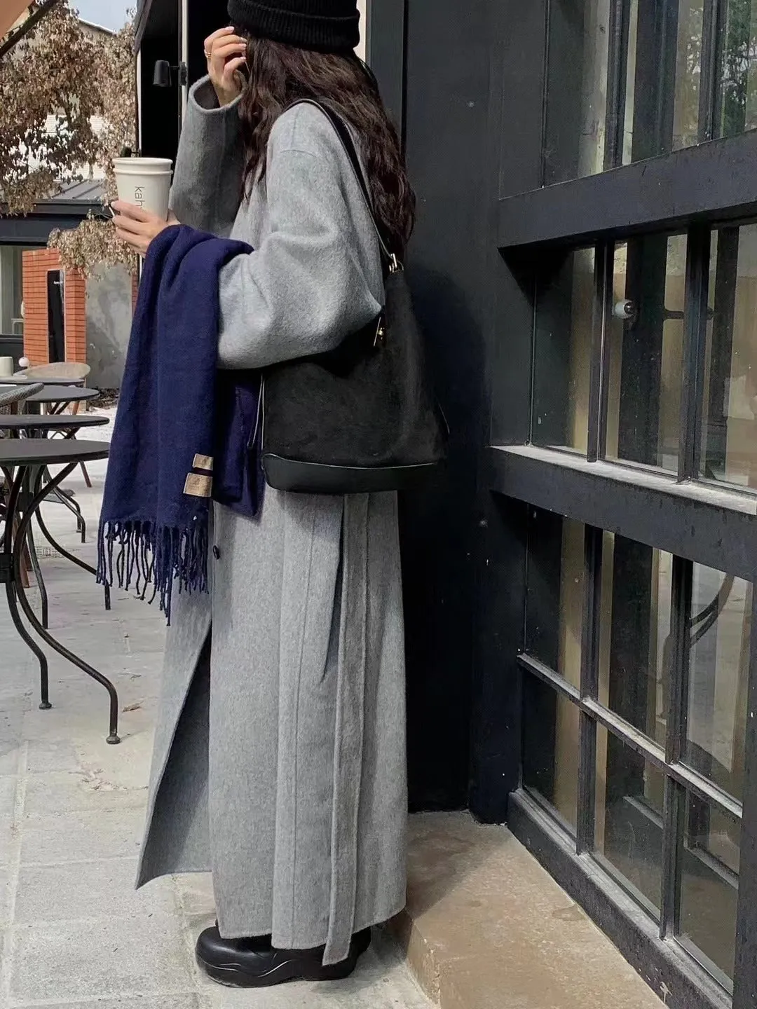 Suede Bucket Bag (Shoulder / Cross)