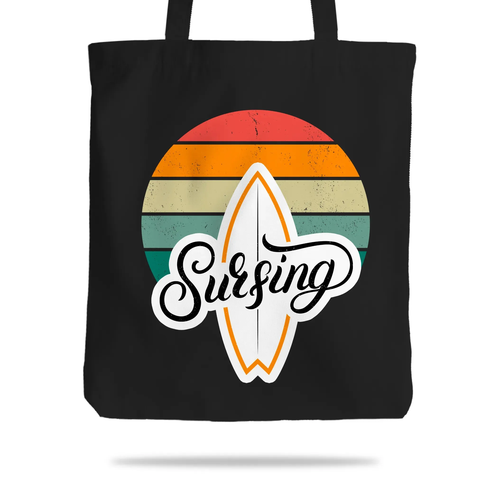 Surfing tote bag