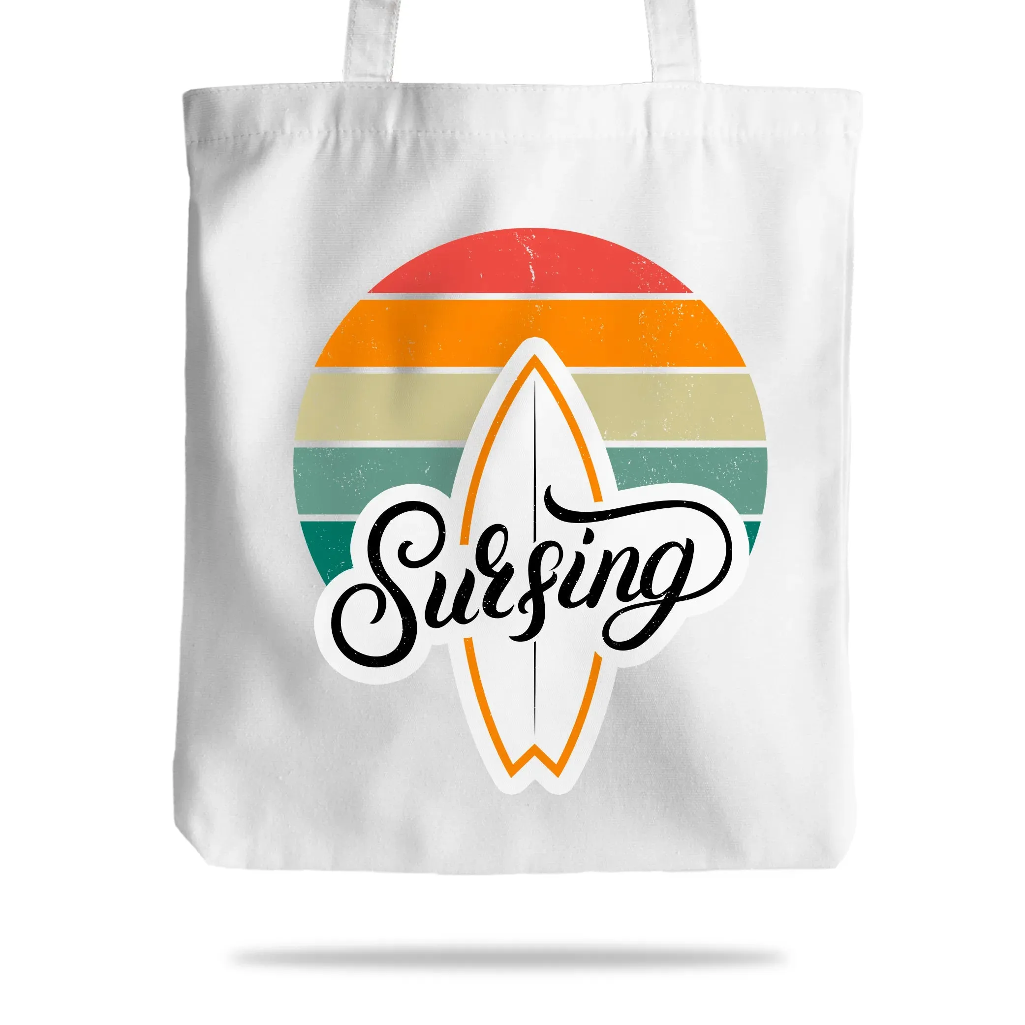 Surfing tote bag