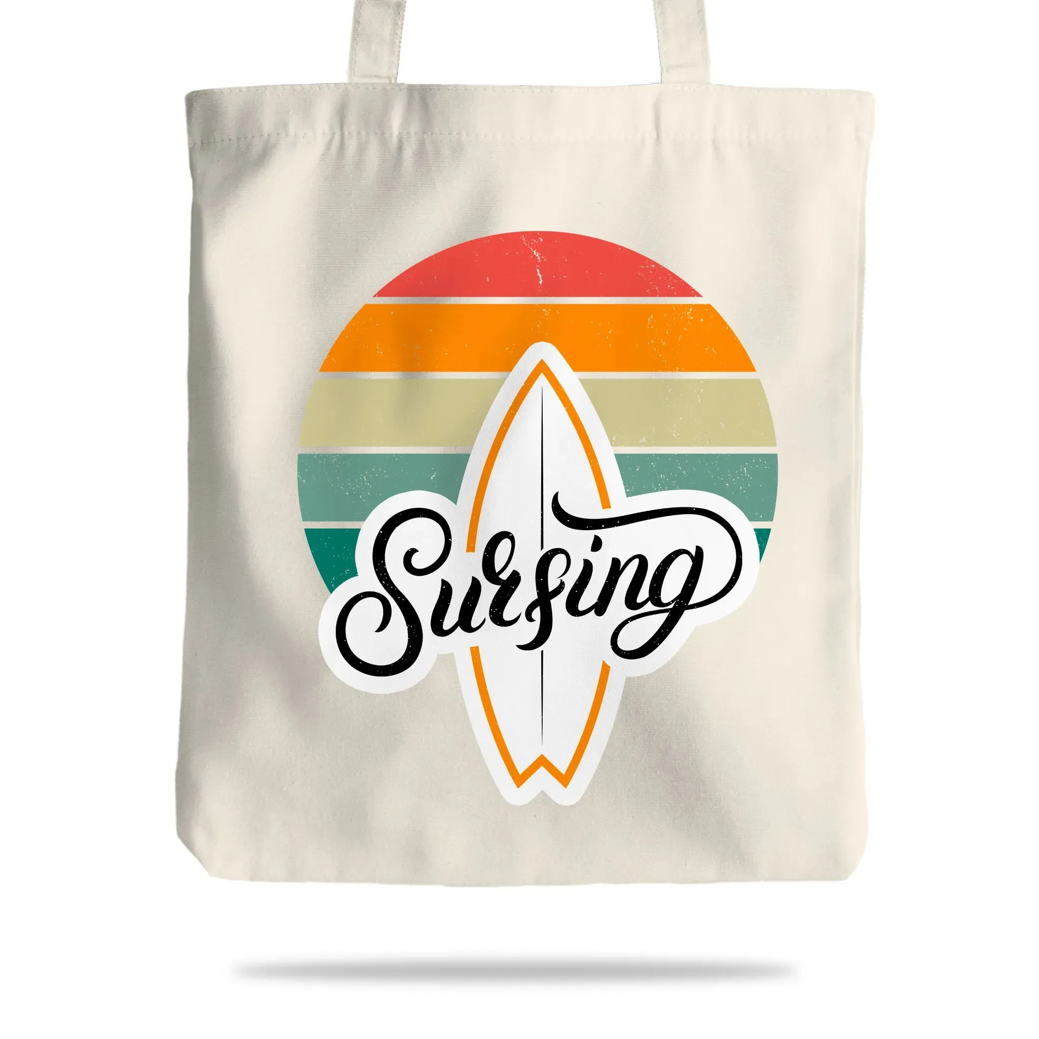 Surfing tote bag