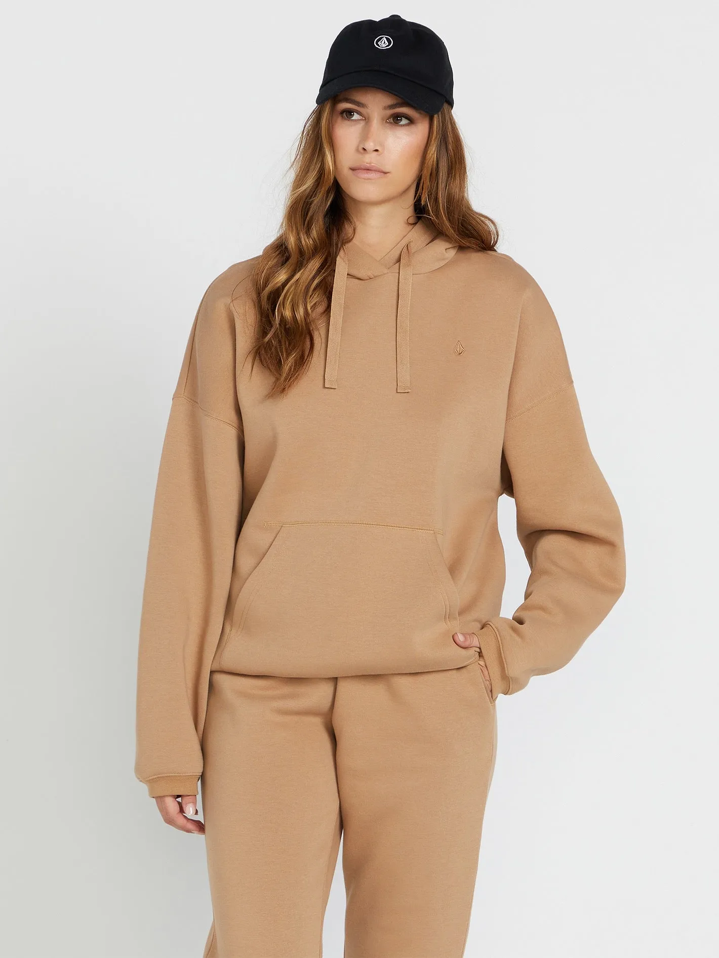Sweat à capuche Stone Heart Ii  - MOCHA