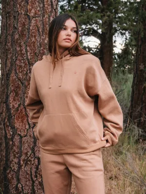 Sweat à capuche Stone Heart Ii  - MOCHA