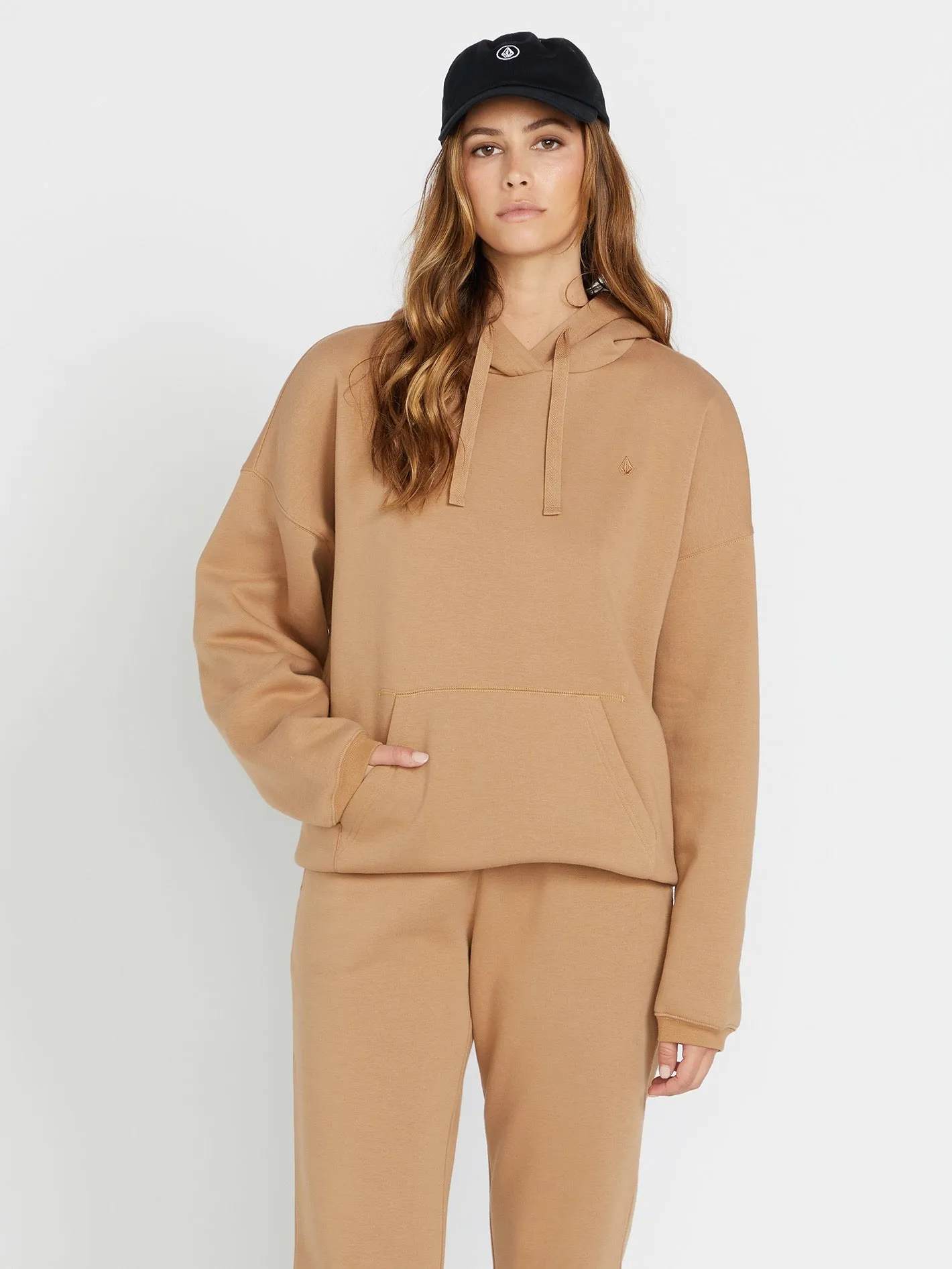 Sweat à capuche Stone Heart Ii  - MOCHA