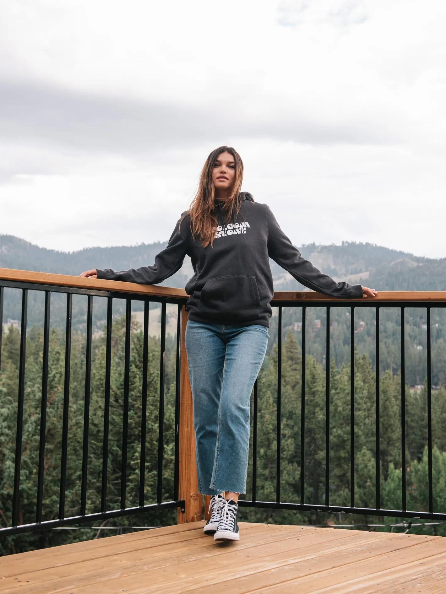 Sweat à capuche Truly Deal - VINTAGE BLACK