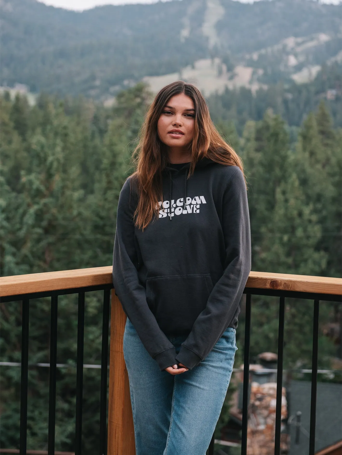 Sweat à capuche Truly Deal - VINTAGE BLACK