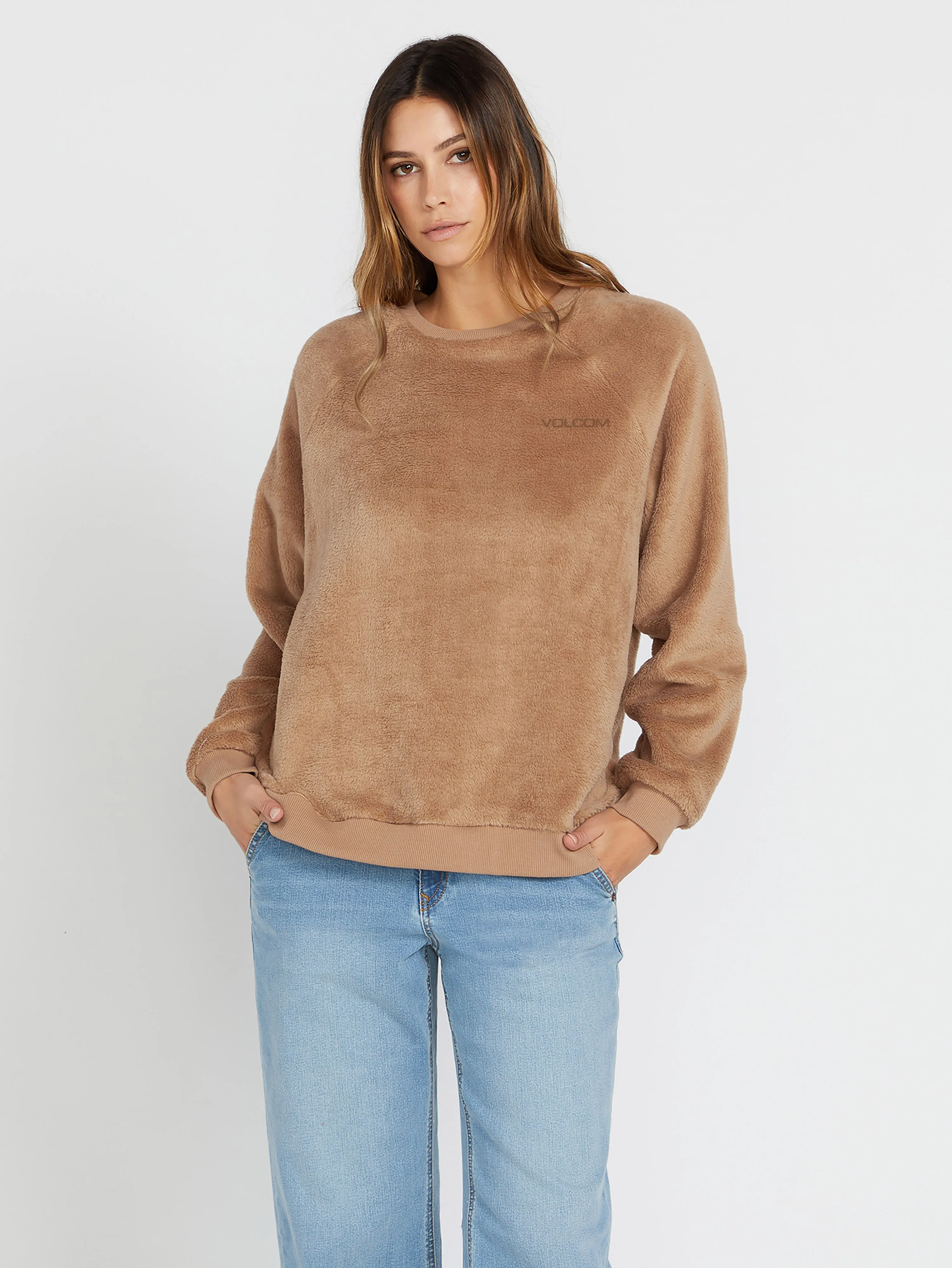 Sweatshirt Pheelin Phine Sherpa - MOCHA