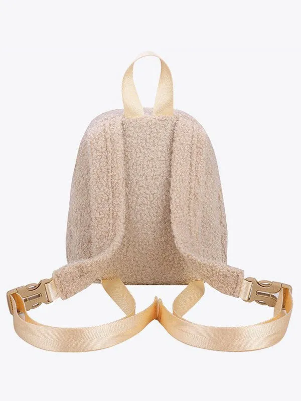 Sweet Lolita Bag Khaki Short Plush Faux Suede Polyester Lolita Accessories
