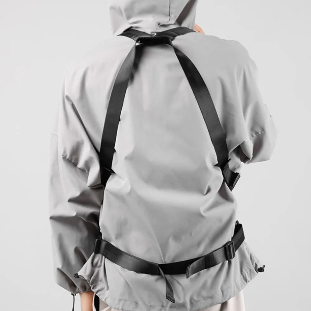 Tactical Multi-Pocket Canvas Chest Bag