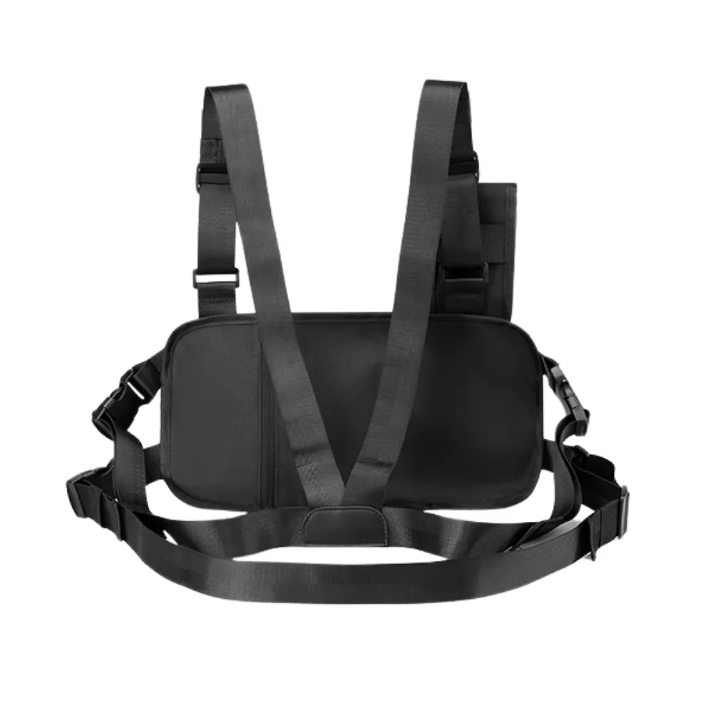 Tactical Multi-Pocket Canvas Chest Bag