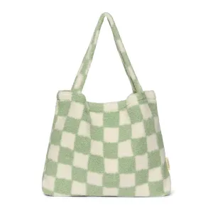 Teddy Mom Bag Checked - Studio Noos X Binibamba